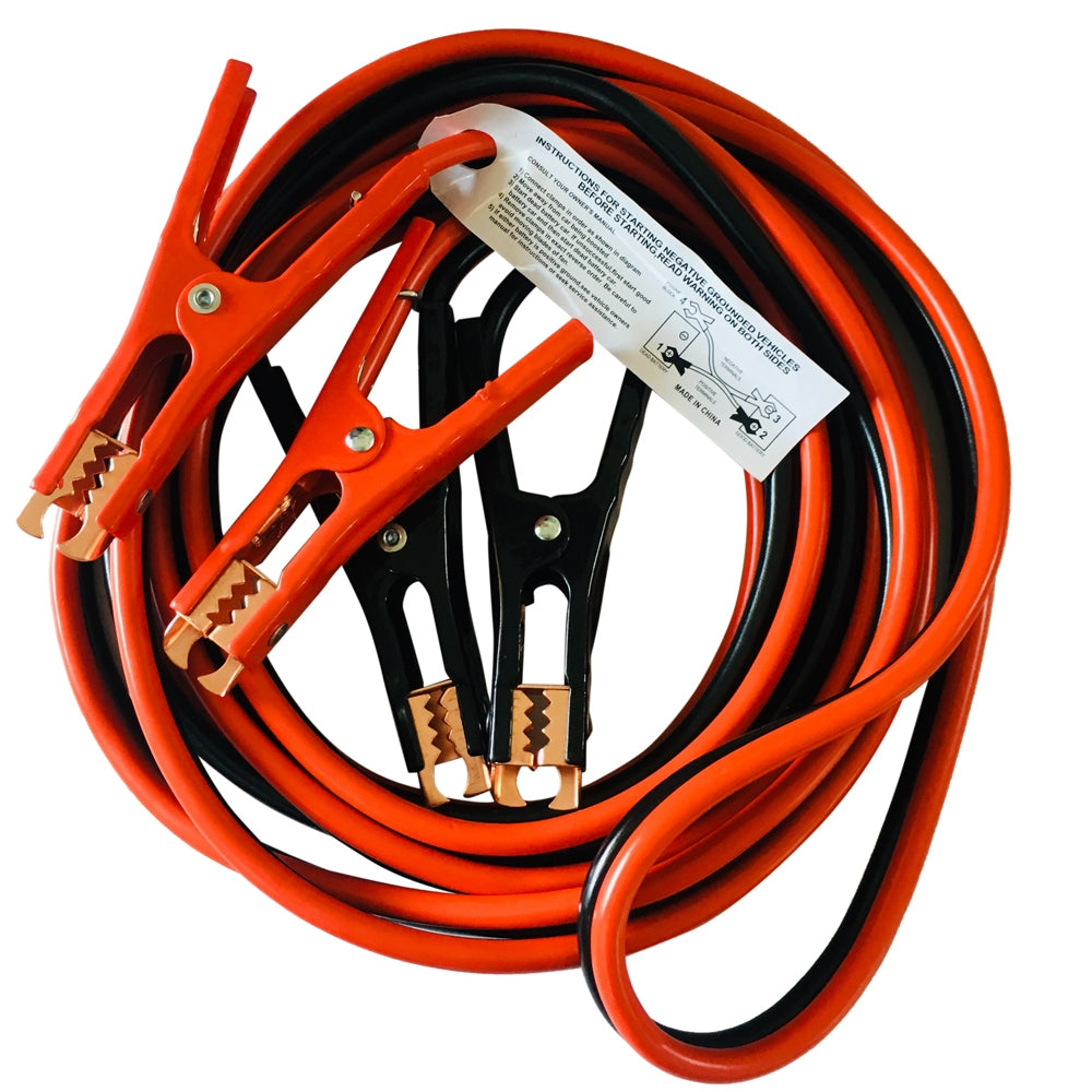 16 FT 6 Gauge Battery Jumper Heavy Duty Power Booster Cable Emergency Car Truck 300 AMP - Premium Automotive from Rapidvehicles - Just $27.99! Shop now at Rapidvehicles