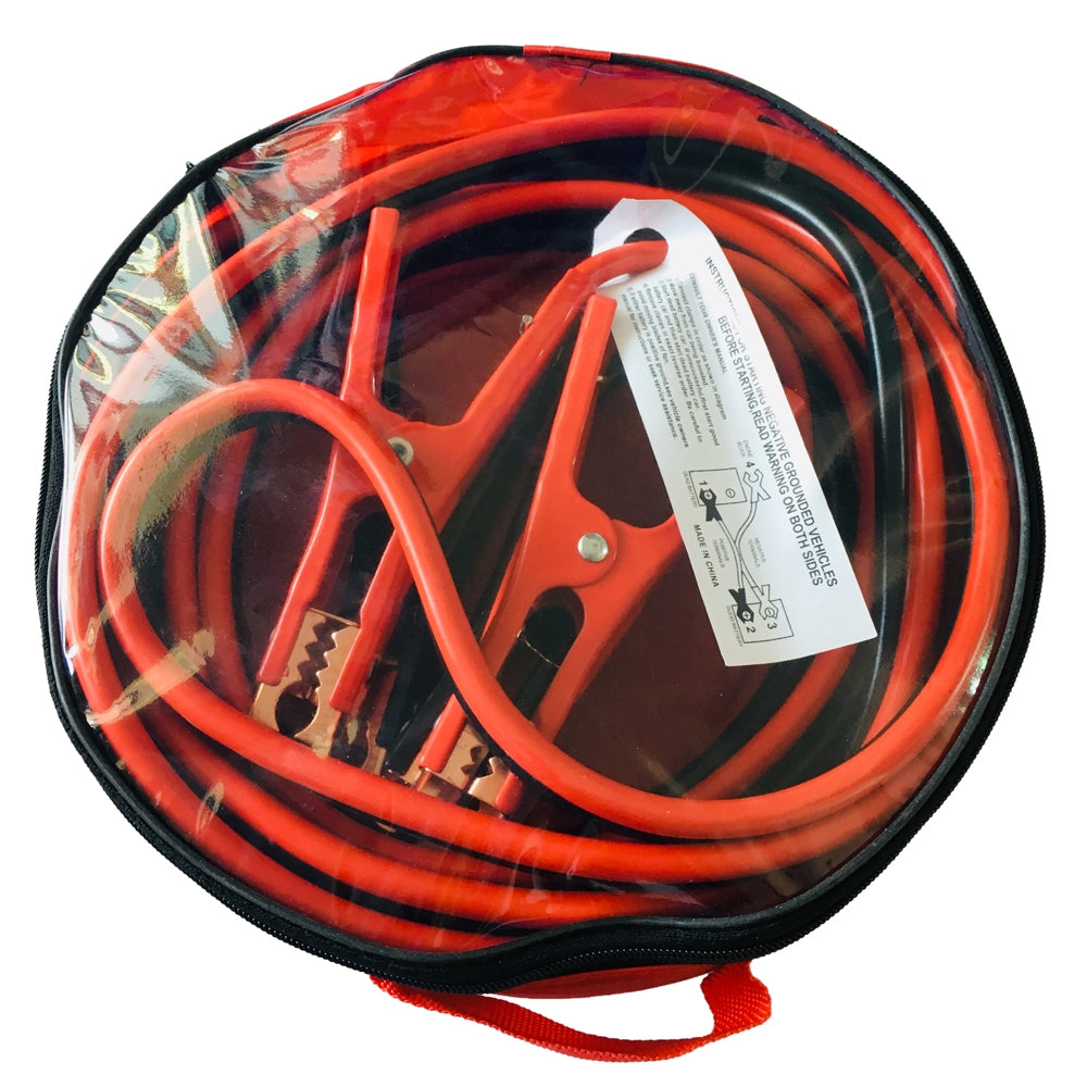 16 FT 6 Gauge Battery Jumper Heavy Duty Power Booster Cable Emergency Car Truck 300 AMP - Premium Automotive from Rapidvehicles - Just $27.99! Shop now at Rapidvehicles