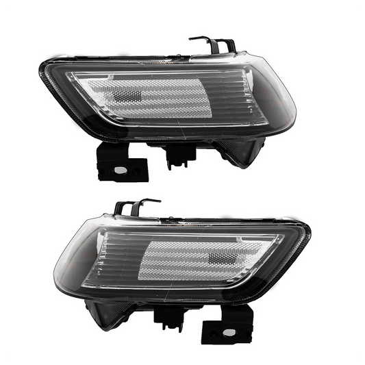 Set of (2) Headlights Halogen  Factory Black Clear for 2004-2008 - Premium Automotive from Rapidvehicles - Just $225.99! Shop now at Rapidvehicles