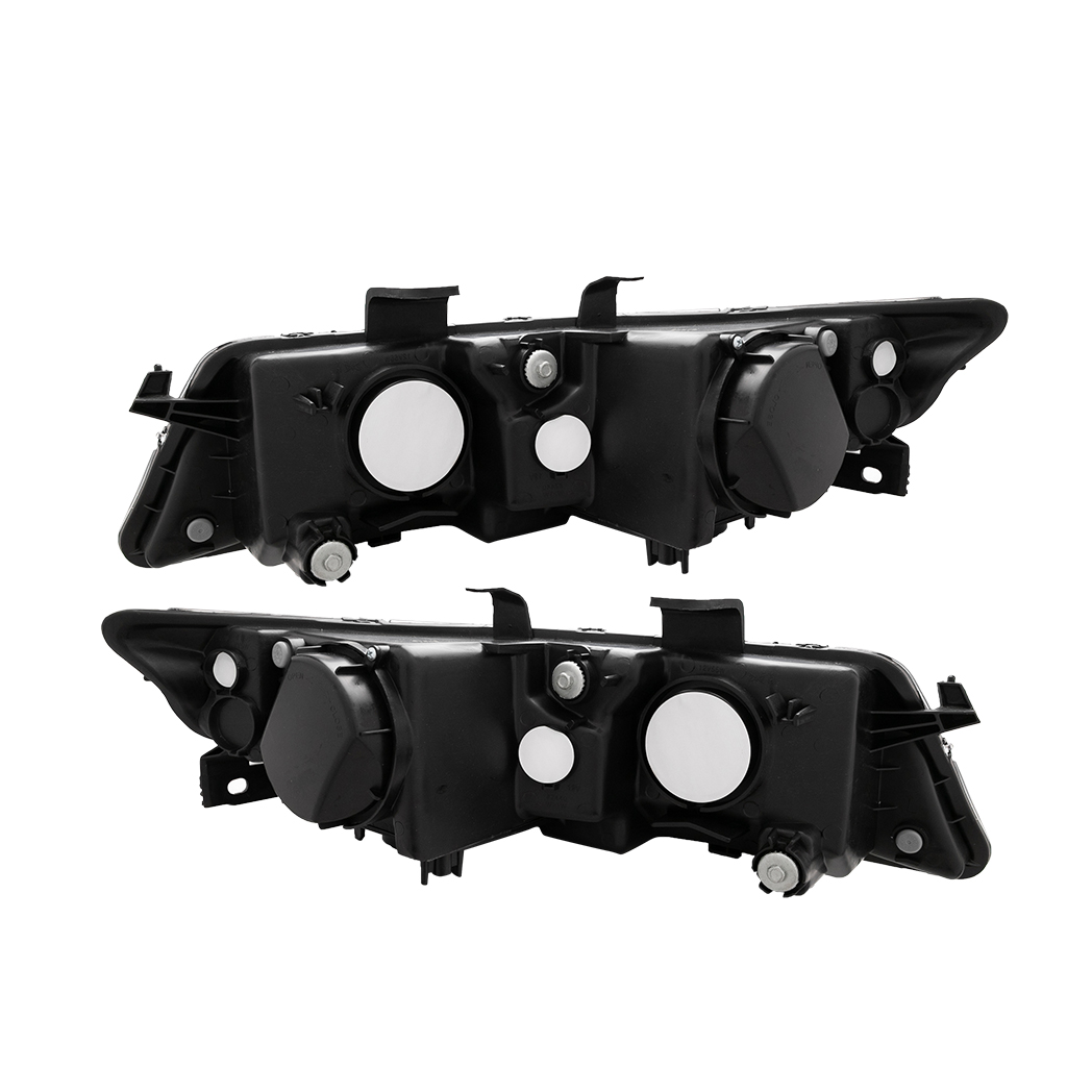 Set of (2) Headlights Halogen  Factory Black Clear for 2004-2008 - Premium Automotive from Rapidvehicles - Just $225.99! Shop now at Rapidvehicles