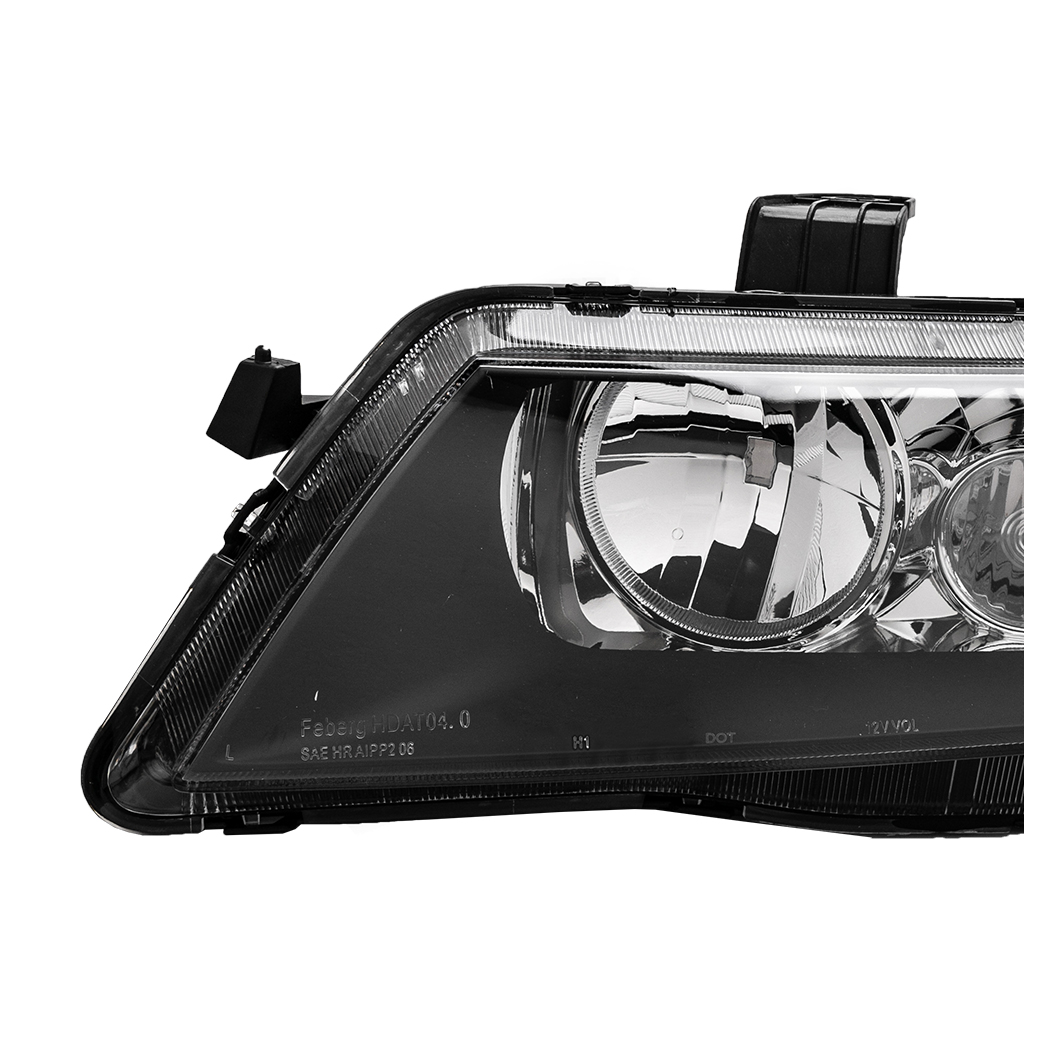 Set of (2) Headlights Halogen  Factory Black Clear for 2004-2008 - Premium Automotive from Rapidvehicles - Just $225.99! Shop now at Rapidvehicles