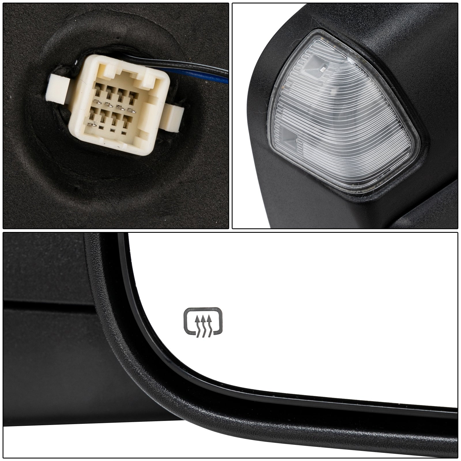 Fit 02-08 Dodge Ram 1500 03-09 2500 3500 Power Heated [2009 Style] Tow Mirrors - Premium Automotive from Rapidvehicles - Just $223.99! Shop now at Rapidvehicles