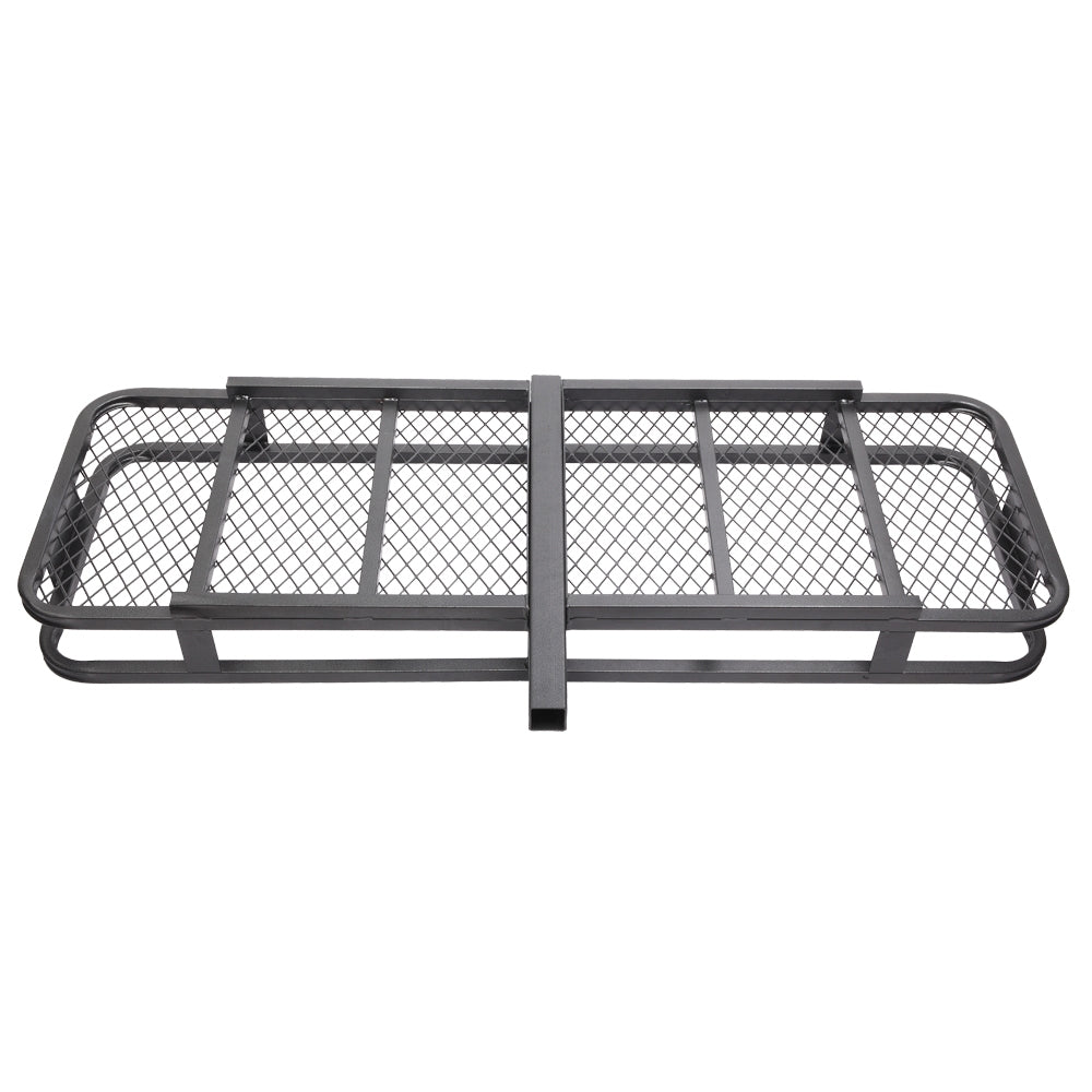 Hitch Mounted Folding Cargo Carrier Car SUV Truck Basket Luggage Durable 500lbs - Premium Automotive from Rapidvehicles - Just $182.99! Shop now at Rapidvehicles