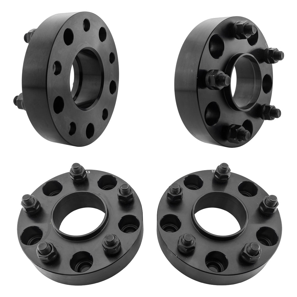 HubCentric 5x5.5 Black 1.5" Wheel Spacers 77.8mm 5lug Adapter For Dodge ram 1500 - Premium Automotive from Rapidvehicles - Just $140.99! Shop now at Rapidvehicles