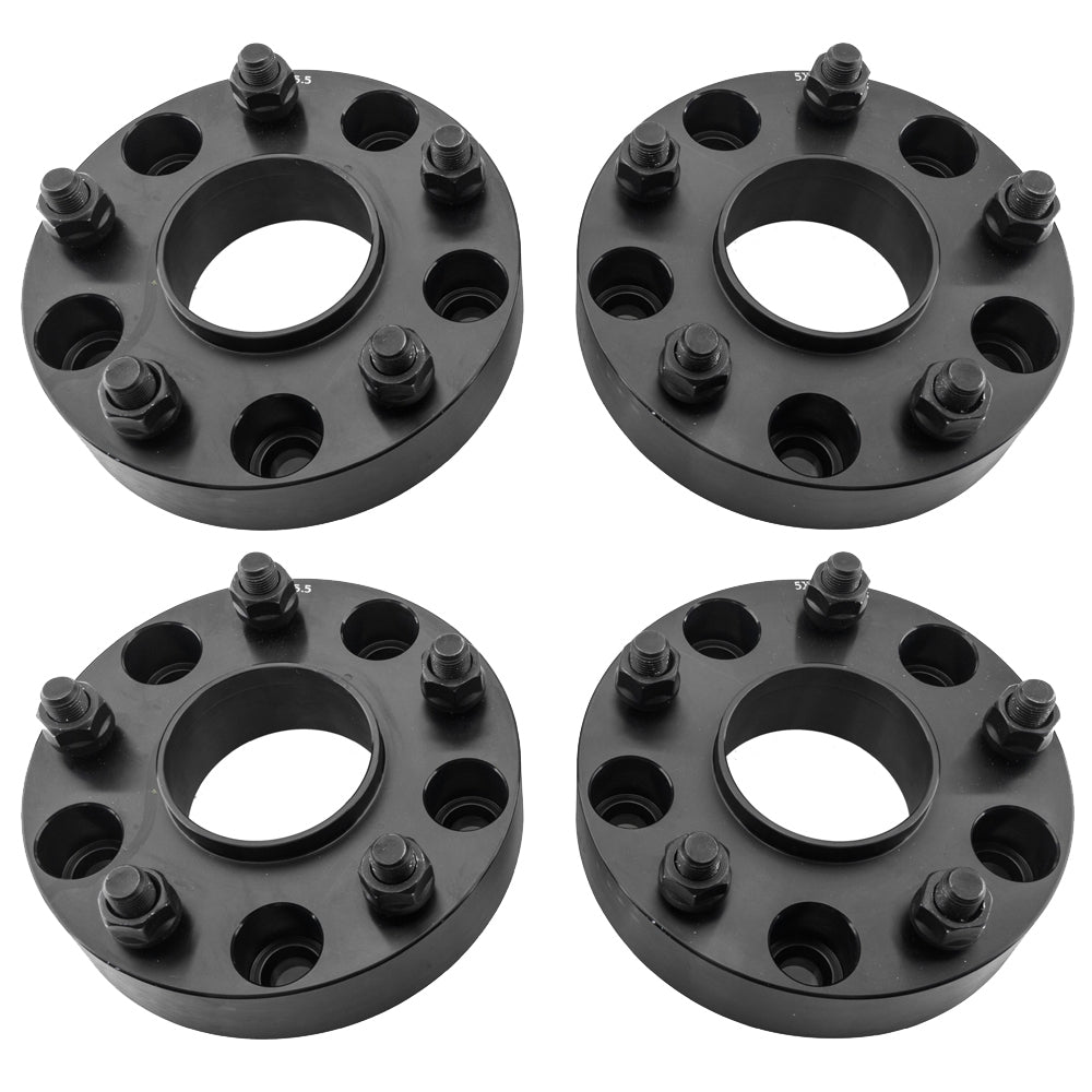 HubCentric 5x5.5 Black 1.5" Wheel Spacers 77.8mm 5lug Adapter For Dodge ram 1500 - Premium Automotive from Rapidvehicles - Just $140.99! Shop now at Rapidvehicles