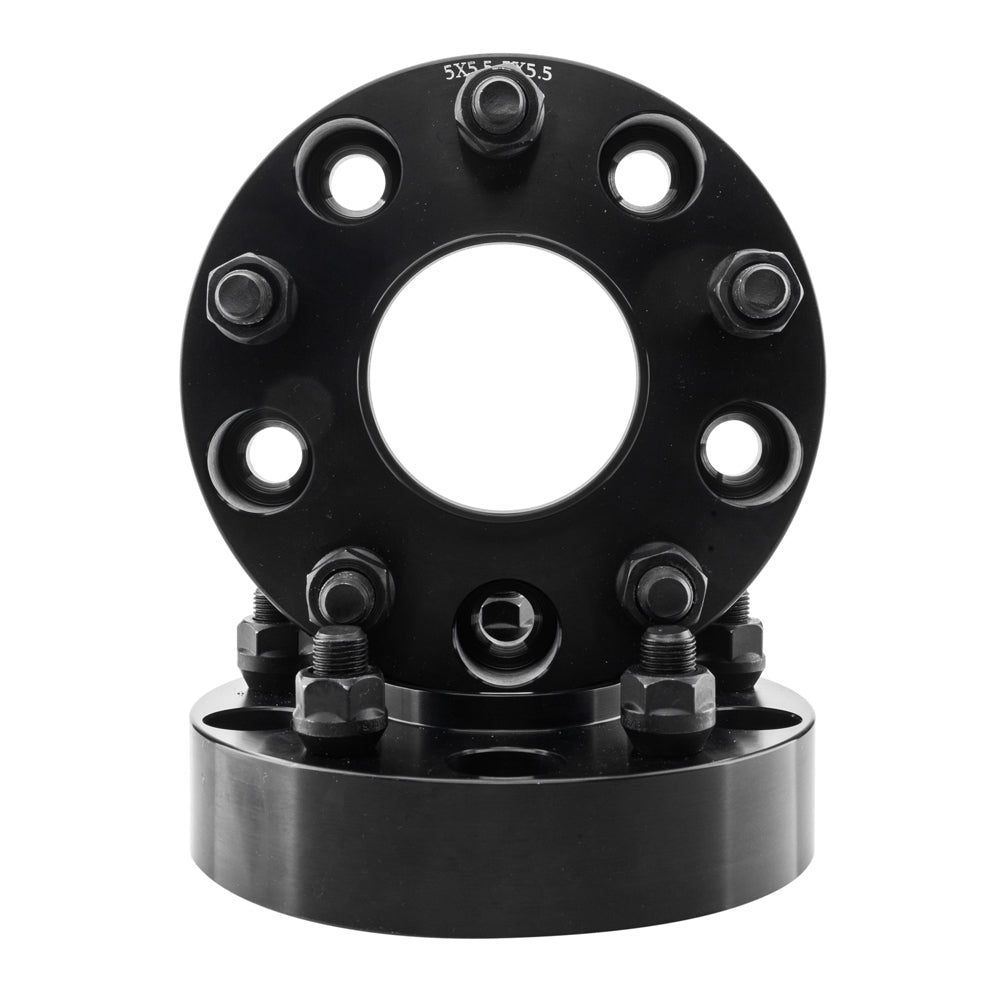 HubCentric 5x5.5 Black 1.5" Wheel Spacers 77.8mm 5lug Adapter For Dodge ram 1500 - Premium Automotive from Rapidvehicles - Just $140.99! Shop now at Rapidvehicles