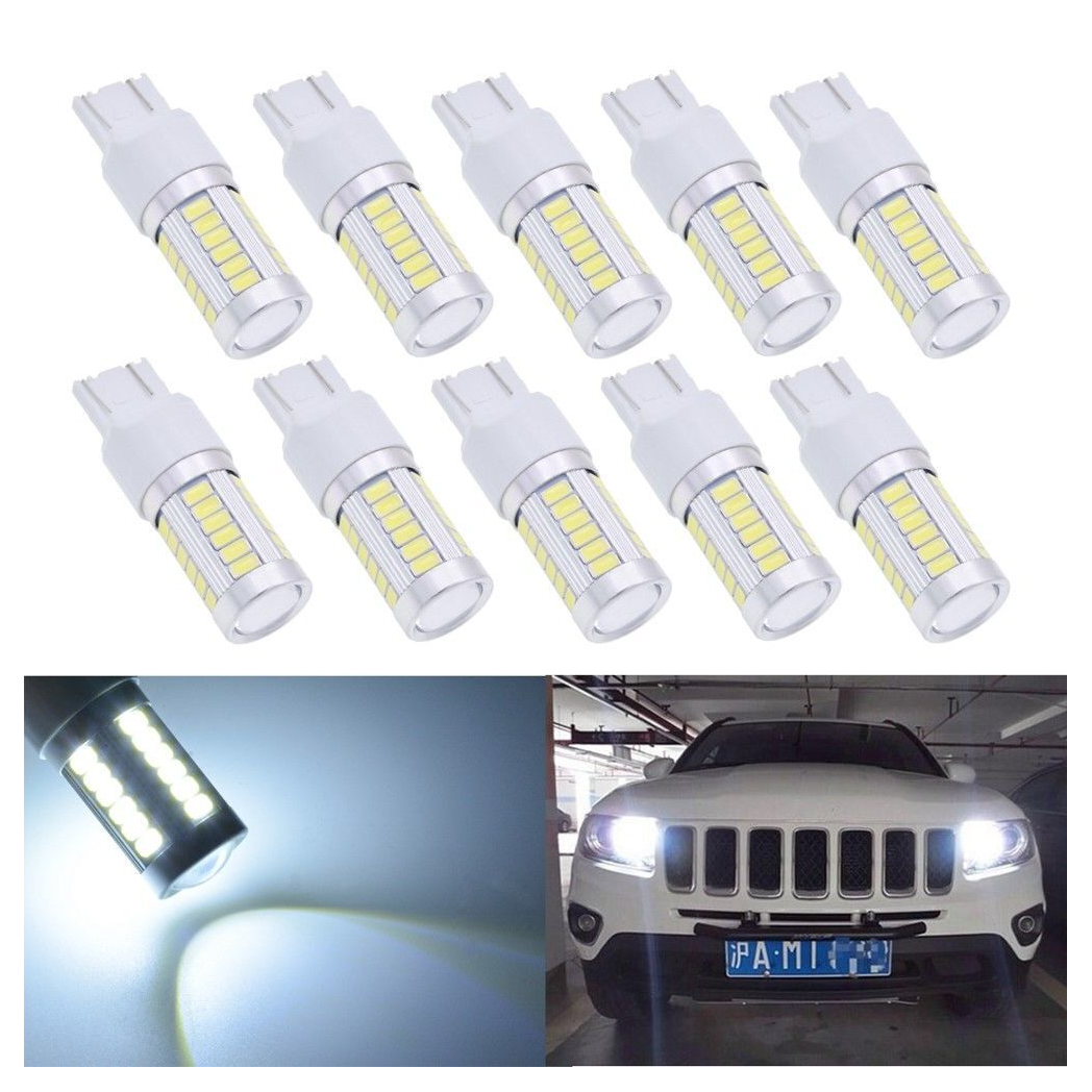 T20 LED White 7443 7440 5630 33-SMD Dome Map Car Backup Reverse Light Bulb - Premium Automotive from Rapidvehicles - Just $28.99! Shop now at Rapidvehicles