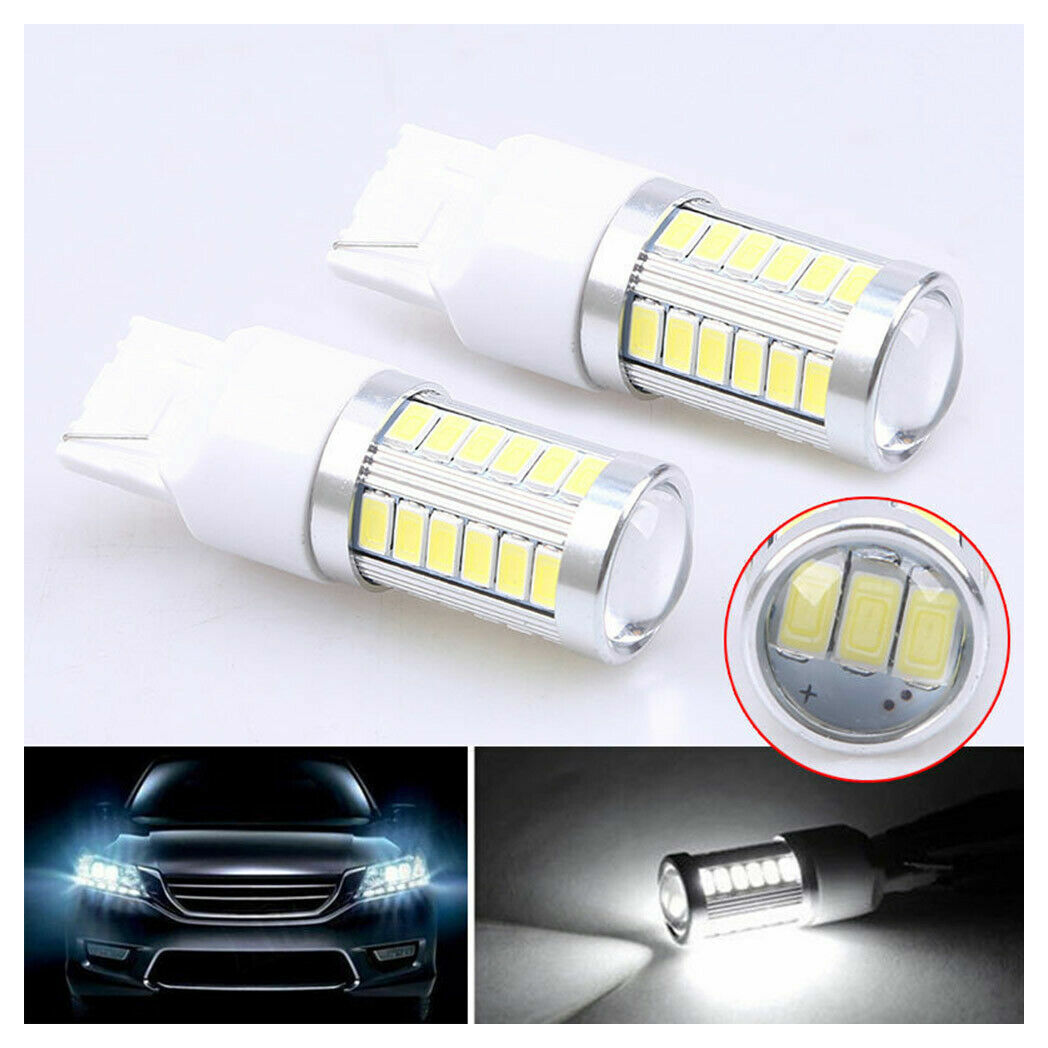 T20 LED White 7443 7440 5630 33-SMD Dome Map Car Backup Reverse Light Bulb - Premium Automotive from Rapidvehicles - Just $28.99! Shop now at Rapidvehicles