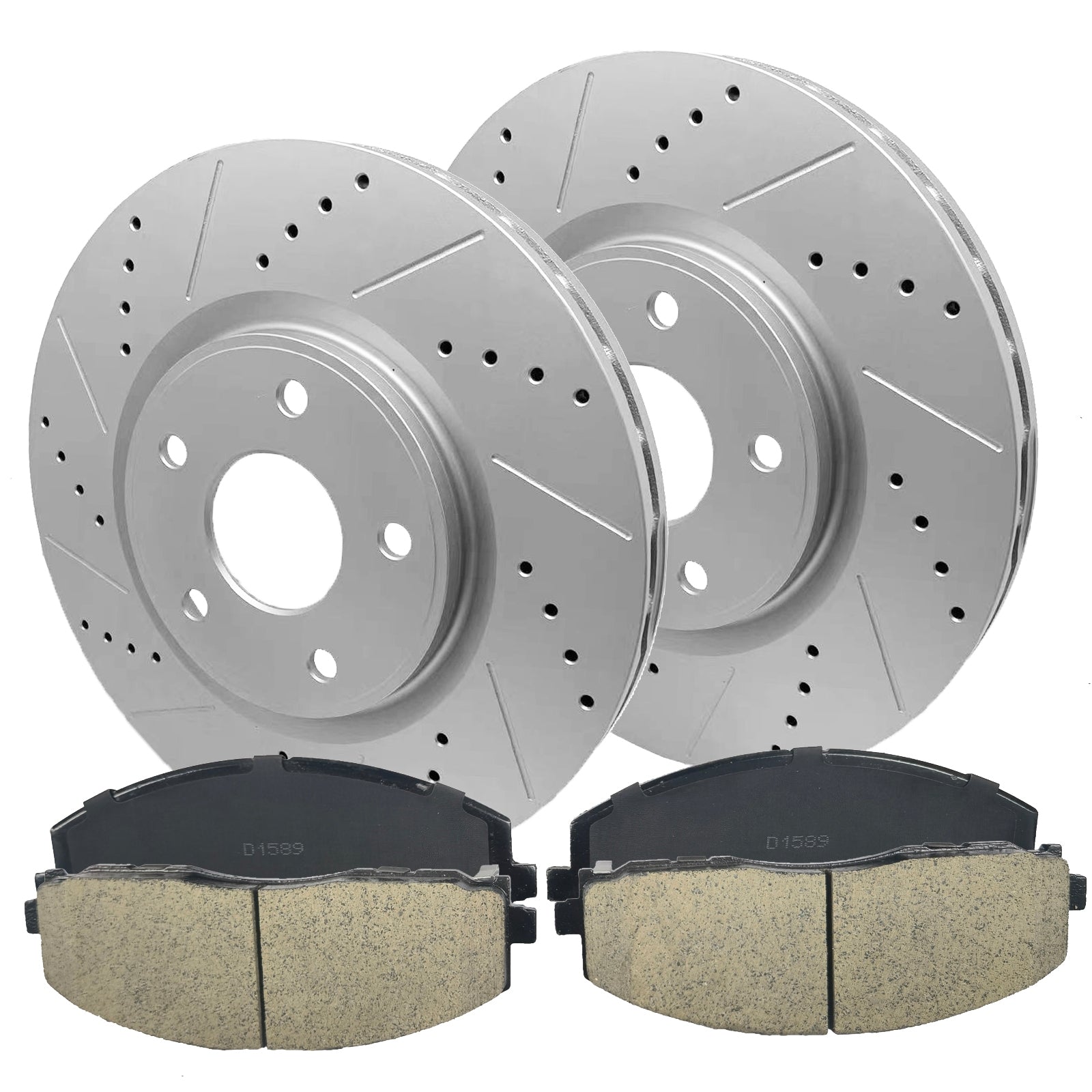 330mm Front Rotors Brake Pads for Chrysler Town & Country Dodge Grand Caravan - Premium Automotive from Rapidvehicles - Just $139.99! Shop now at Rapidvehicles