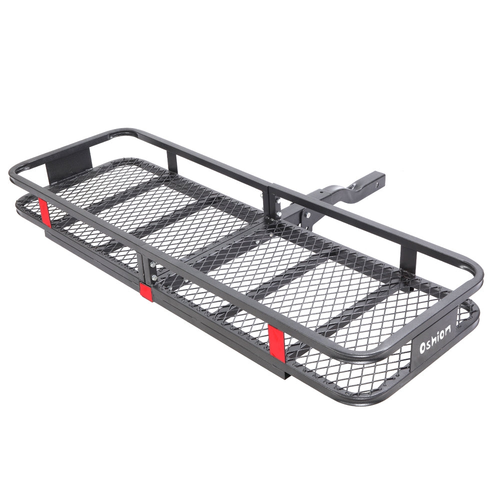 Hitch Mounted Folding Cargo Carrier Car SUV Truck Basket Luggage Durable 500lbs - Premium Automotive from Rapidvehicles - Just $259.99! Shop now at Rapidvehicles