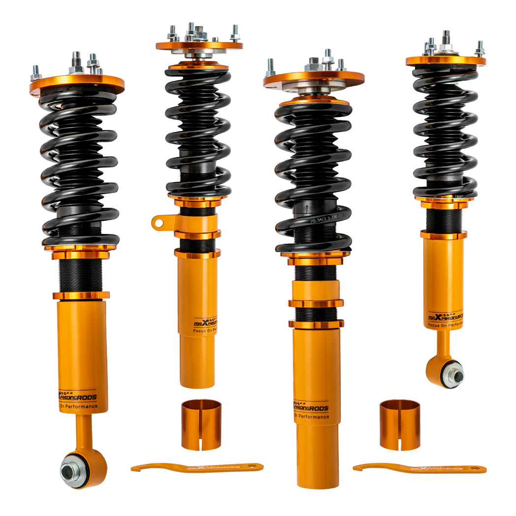 Coil Spring Suspension Shock Struts For BMW E39 525d  530d 525i 528i 530i 540i 5 Series RWD 1995-2003 Coilover Kit - Premium Automotive from Rapidvehicles - Just $495.99! Shop now at Rapidvehicles