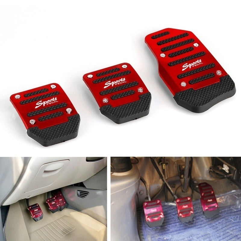 Universal Car Aluminium Alloy Non-Slip Pedal Automatic Manual Car Throttle Brake Clutch Accelerator Foot Treadle - Premium Automotive from Rapidvehicles - Just $21.99! Shop now at Rapidvehicles