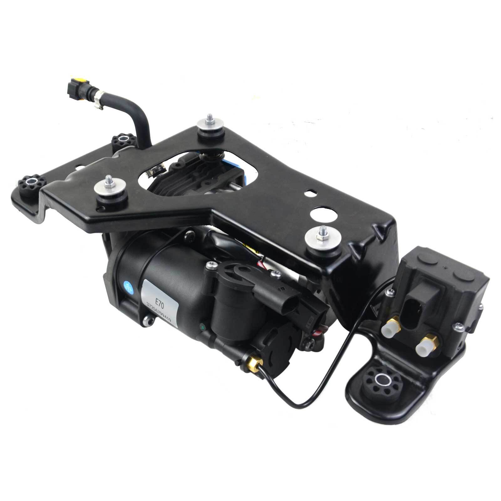 Air Suspension Compressor/ Bracket + Block Valve For BMW X5 (E70) 3.0 4.4L 2007-2013 X6 (E71/E72) 3.0 4.4L 2008-2014 - Premium Automotive from Rapidvehicles - Just $453.99! Shop now at Rapidvehicles