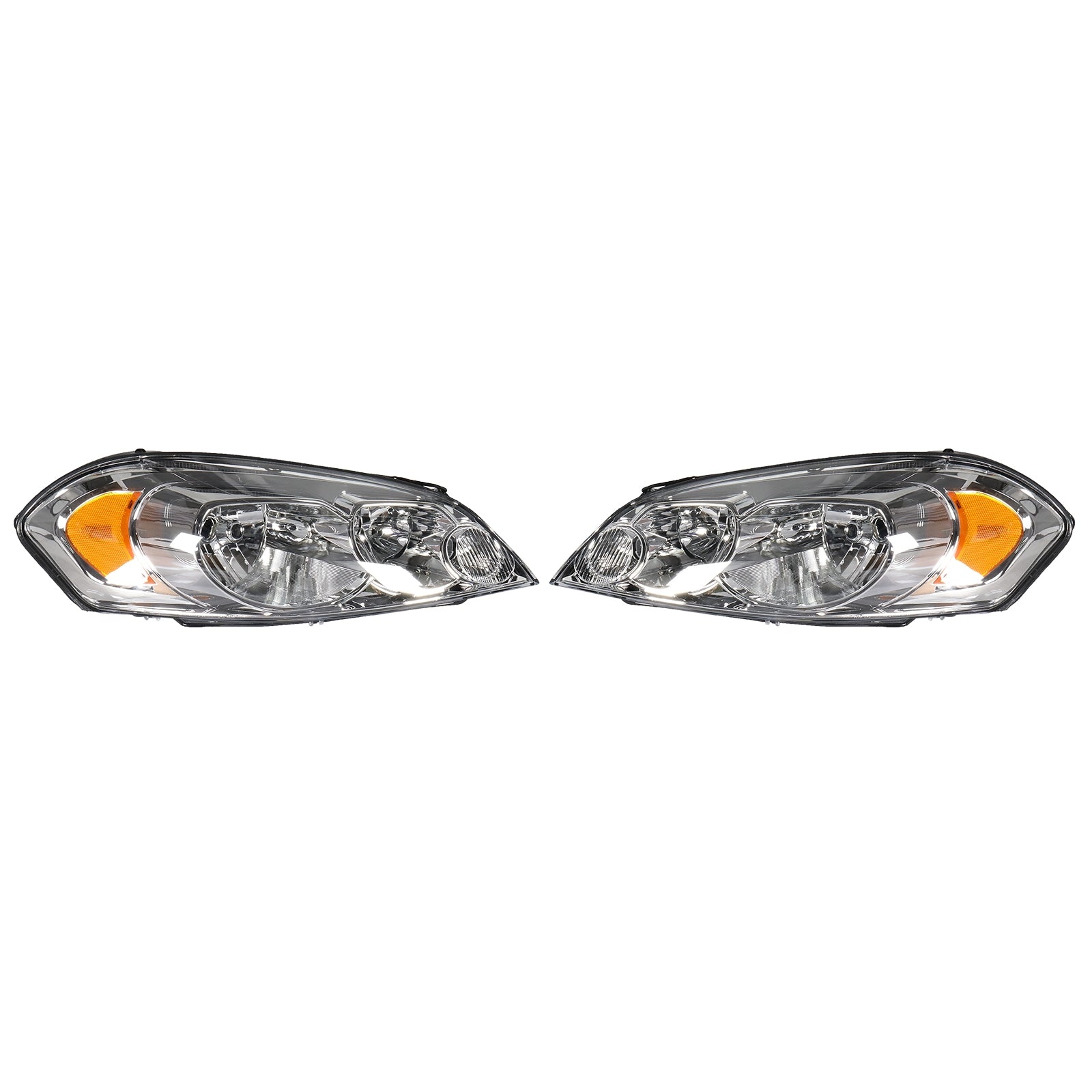 Fit Chevy 06-13 Impala 06-07 Monte Carlo Clear Headlights Headlamps Signal Lamps - Premium Automotive from Rapidvehicles - Just $126.99! Shop now at Rapidvehicles