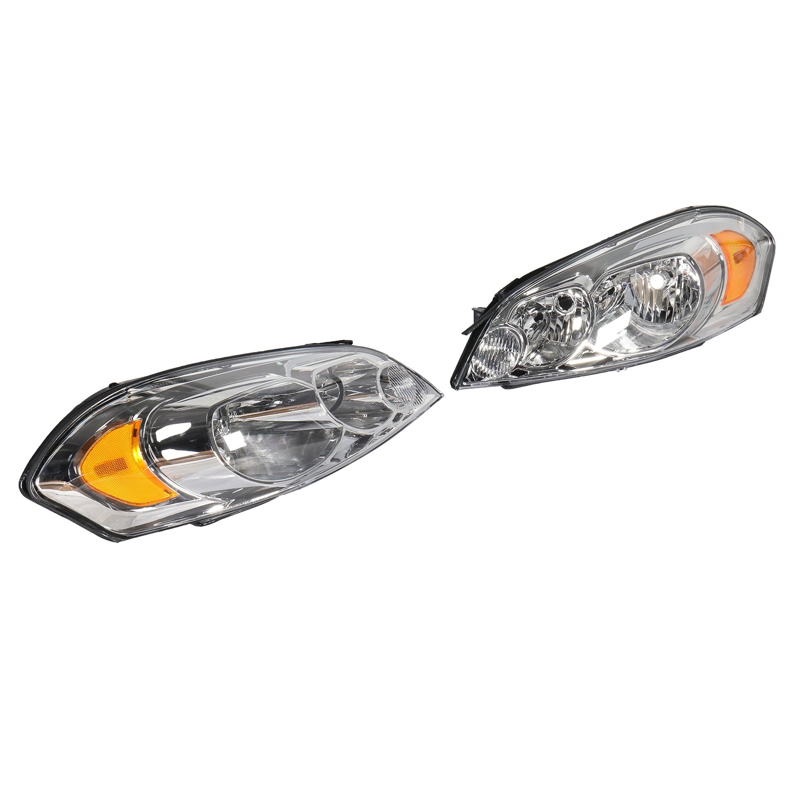 Fit Chevy 06-13 Impala 06-07 Monte Carlo Clear Headlights Headlamps Signal Lamps - Premium Automotive from Rapidvehicles - Just $126.99! Shop now at Rapidvehicles