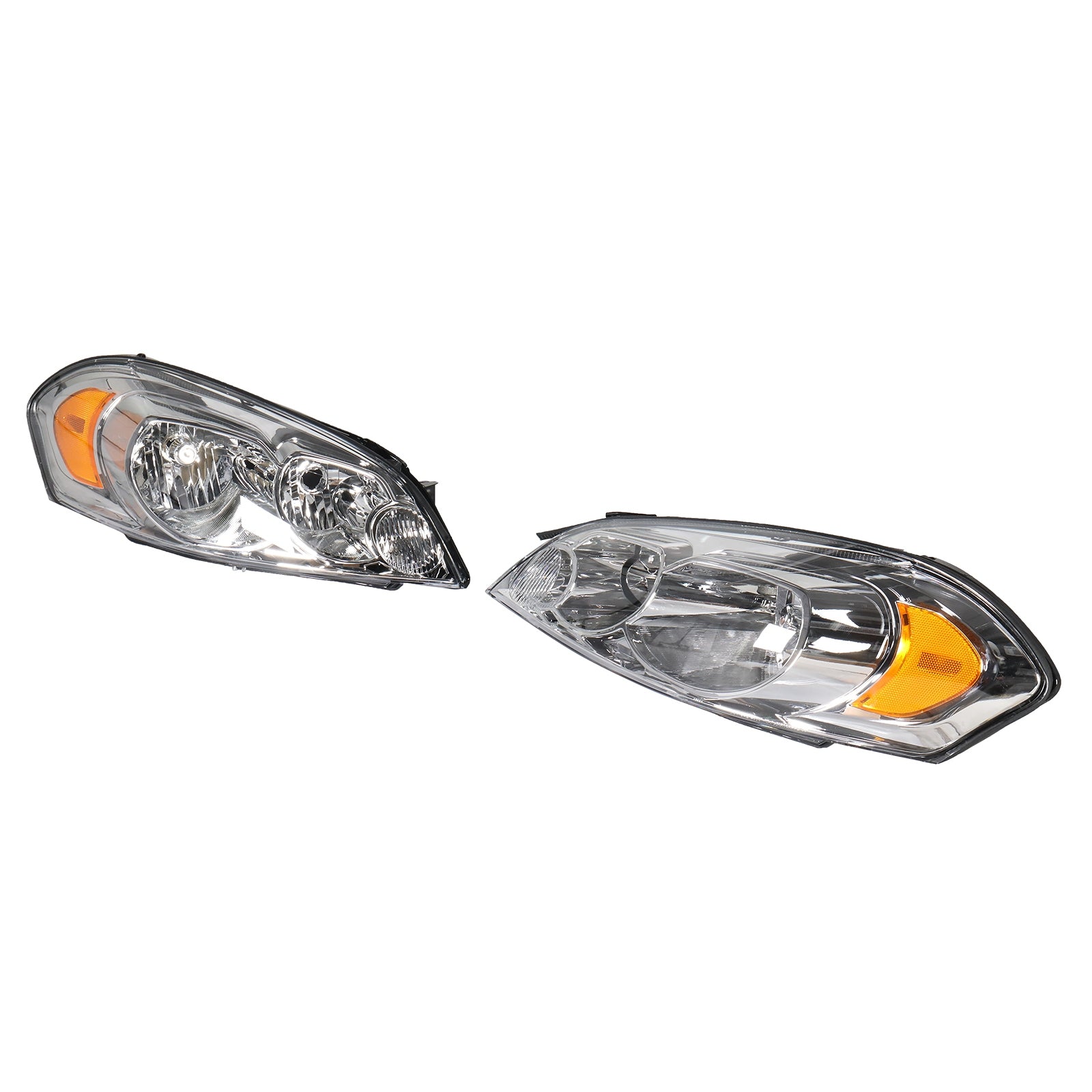 Fit Chevy 06-13 Impala 06-07 Monte Carlo Clear Headlights Headlamps Signal Lamps - Premium Automotive from Rapidvehicles - Just $126.99! Shop now at Rapidvehicles