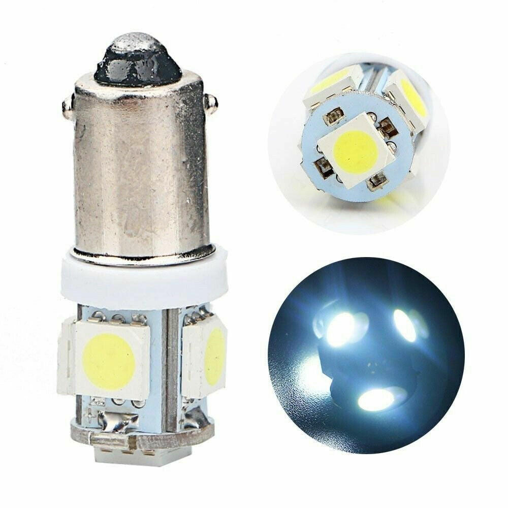 T11 BA9S LED White T4W H6W 1895 363 5050 5SMD Car Wedge Side Light Bulb Lamp 20PCS - Premium Automotive from Rapidvehicles - Just $25.99! Shop now at Rapidvehicles