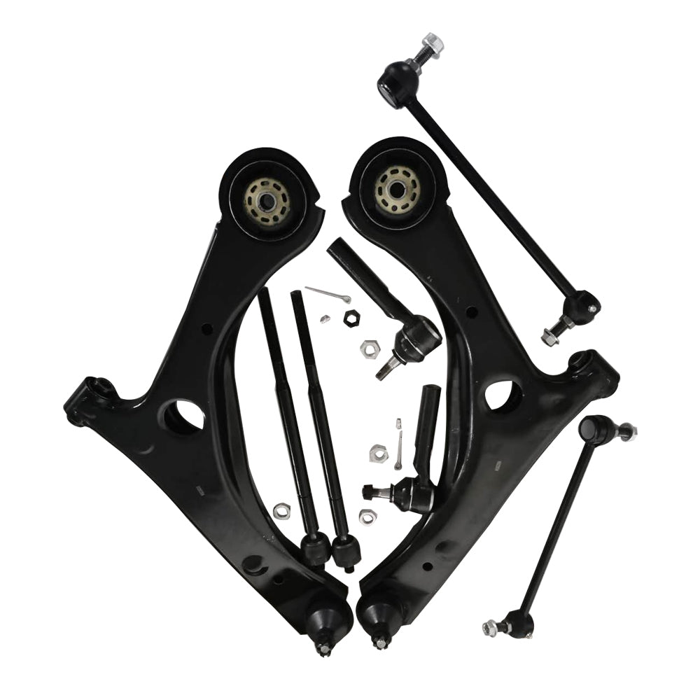 8pcs Front Suspension Kit Lower Control Arms Tie Rods for Dodge Grand Caravan - Premium Automotive from Rapidvehicles - Just $148.99! Shop now at Rapidvehicles