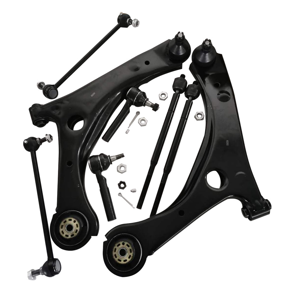 8pcs Front Suspension Kit Lower Control Arms Tie Rods for Dodge Grand Caravan - Premium Automotive from Rapidvehicles - Just $148.99! Shop now at Rapidvehicles