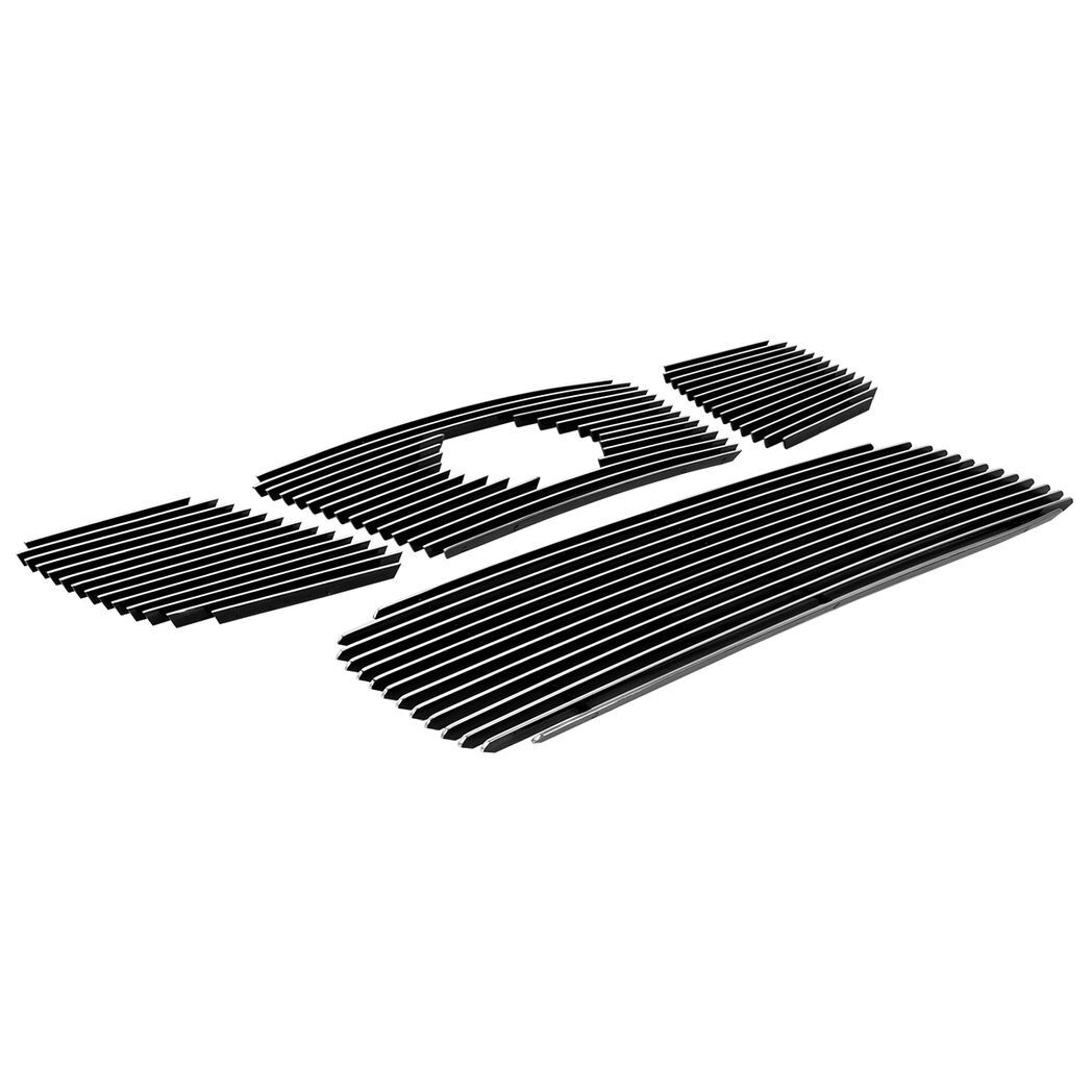 Polished Aluminum Car Main Upper Grille and Lower Bumper Billet Grille for 2004-2007 Nissan Titan/ Armada - Premium Automotive from Rapidvehicles - Just $85.99! Shop now at Rapidvehicles