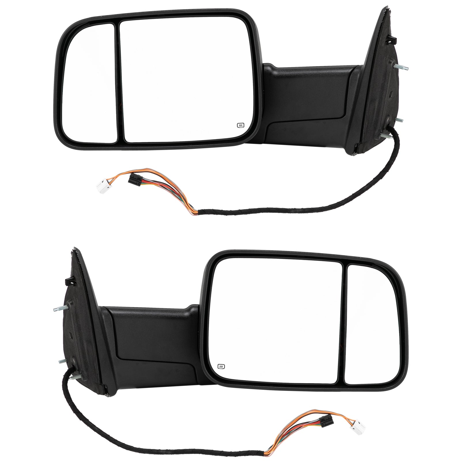 2013-2015 Dodge Ram 1500 2500 Power Heated Flip Up Towing Mirrors w/LED Puddle - Premium Automotive from Rapidvehicles - Just $268.99! Shop now at Rapidvehicles