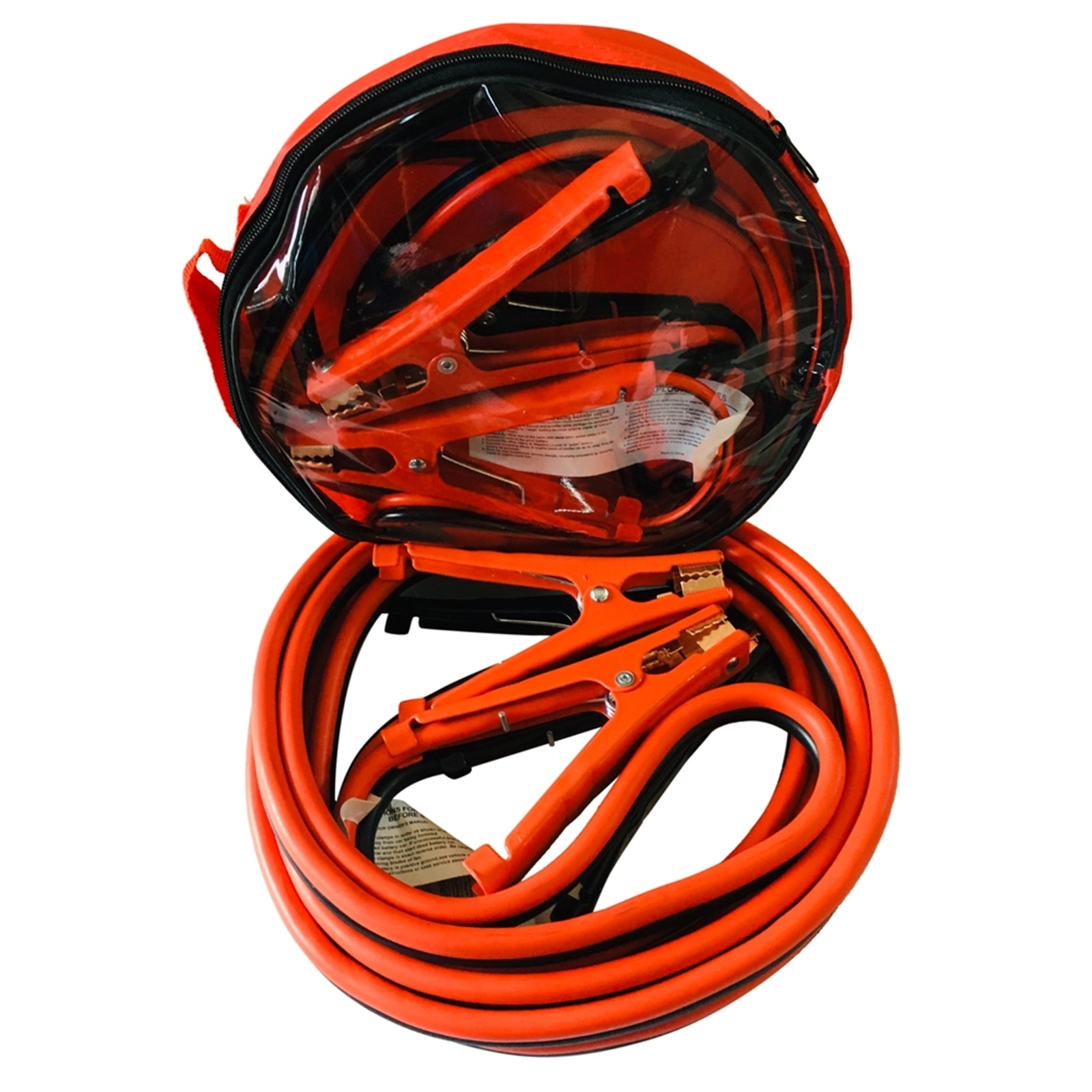 20 FT 4 Gauge Battery Jumper Heavy Duty Power Booster Cable Emergency Car Truck 500 AMP - Premium Automotive from Rapidvehicles - Just $27.99! Shop now at Rapidvehicles