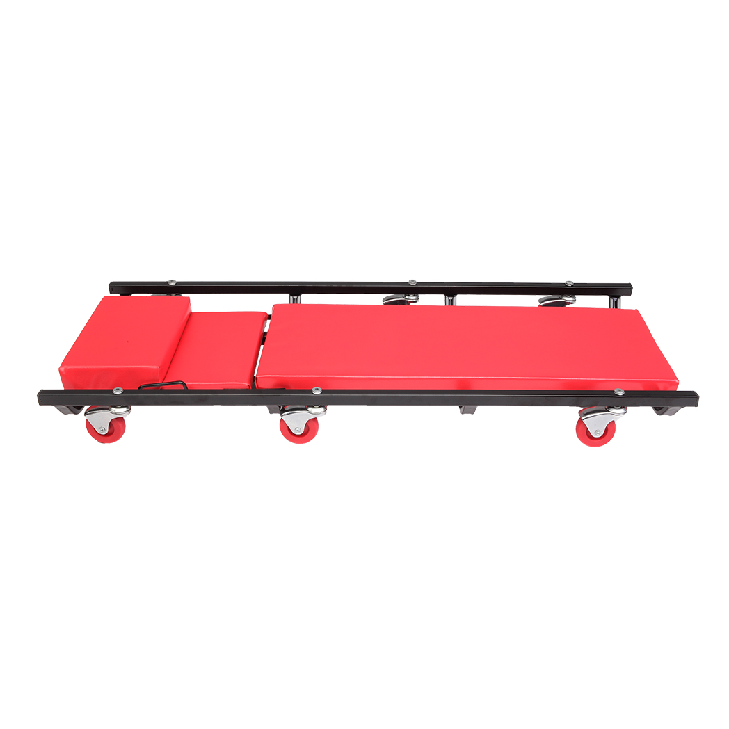 40" Ajustable Creeper for Car Repairing Red - Premium Automotive from Rapidvehicles - Just $84.99! Shop now at Rapidvehicles