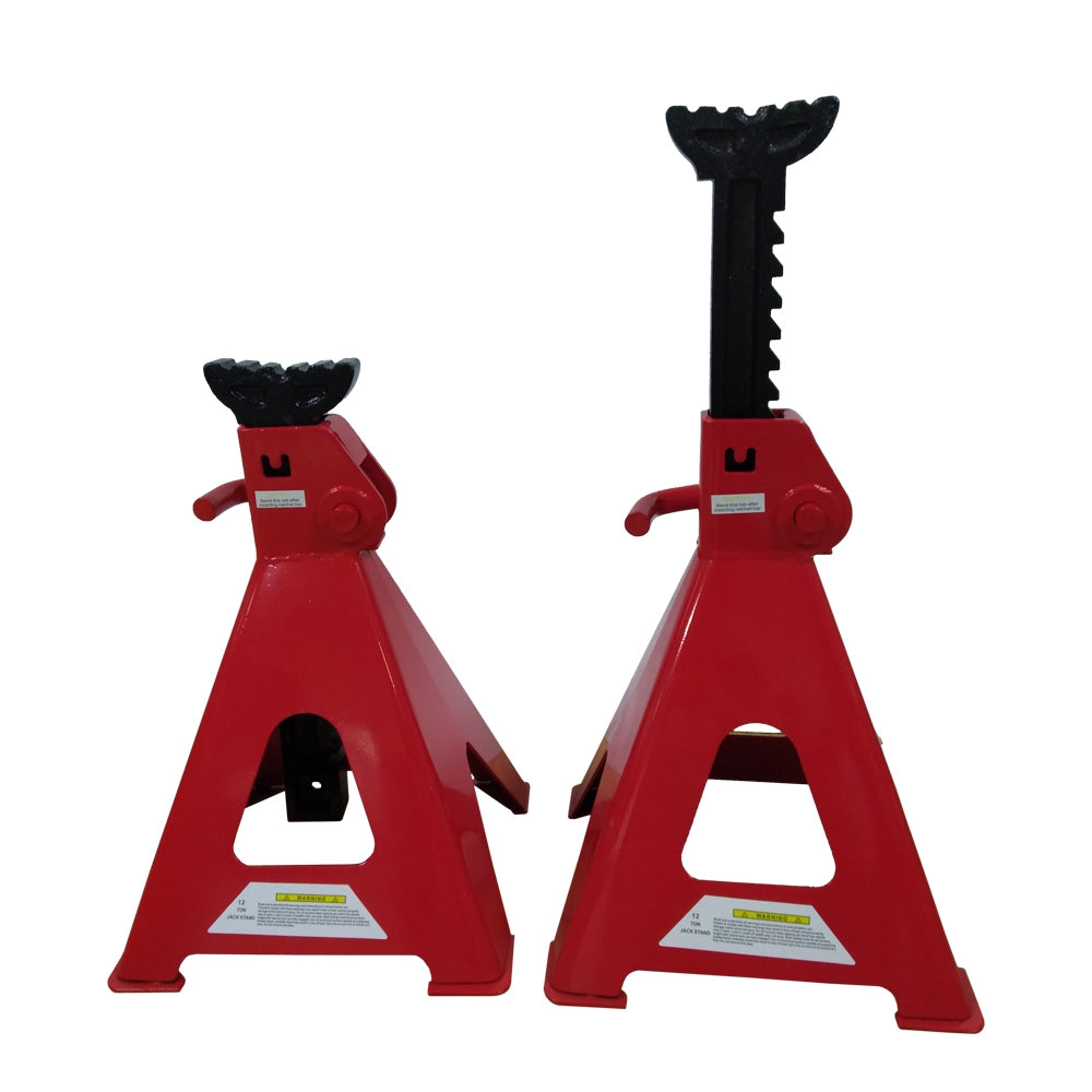 1 Pair of 12 Ton Jack Stands Truck Car Emergency Lift Tool Red - Premium Automotive from Rapidvehicles - Just $180.99! Shop now at Rapidvehicles