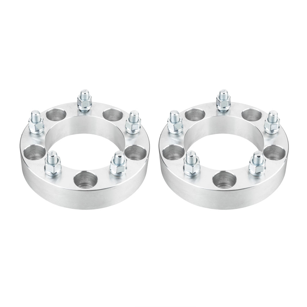 2pcs Professional Hub Centric Wheel Adapters for Jeep 1964-1986 Ford 1966-2006 Dodge 1977-2001 Silver - Premium Automotive from Rapidvehicles - Just $55.99! Shop now at Rapidvehicles