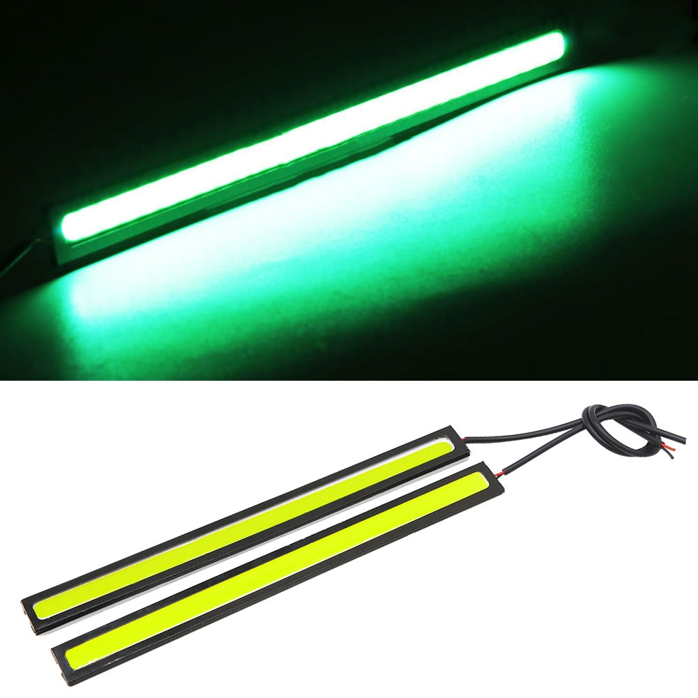 Green LED Strip DRL Daytime Running Light Fog COB Car Lamp Day Driving 12V - Premium Automotive from Rapidvehicles - Just $23.99! Shop now at Rapidvehicles