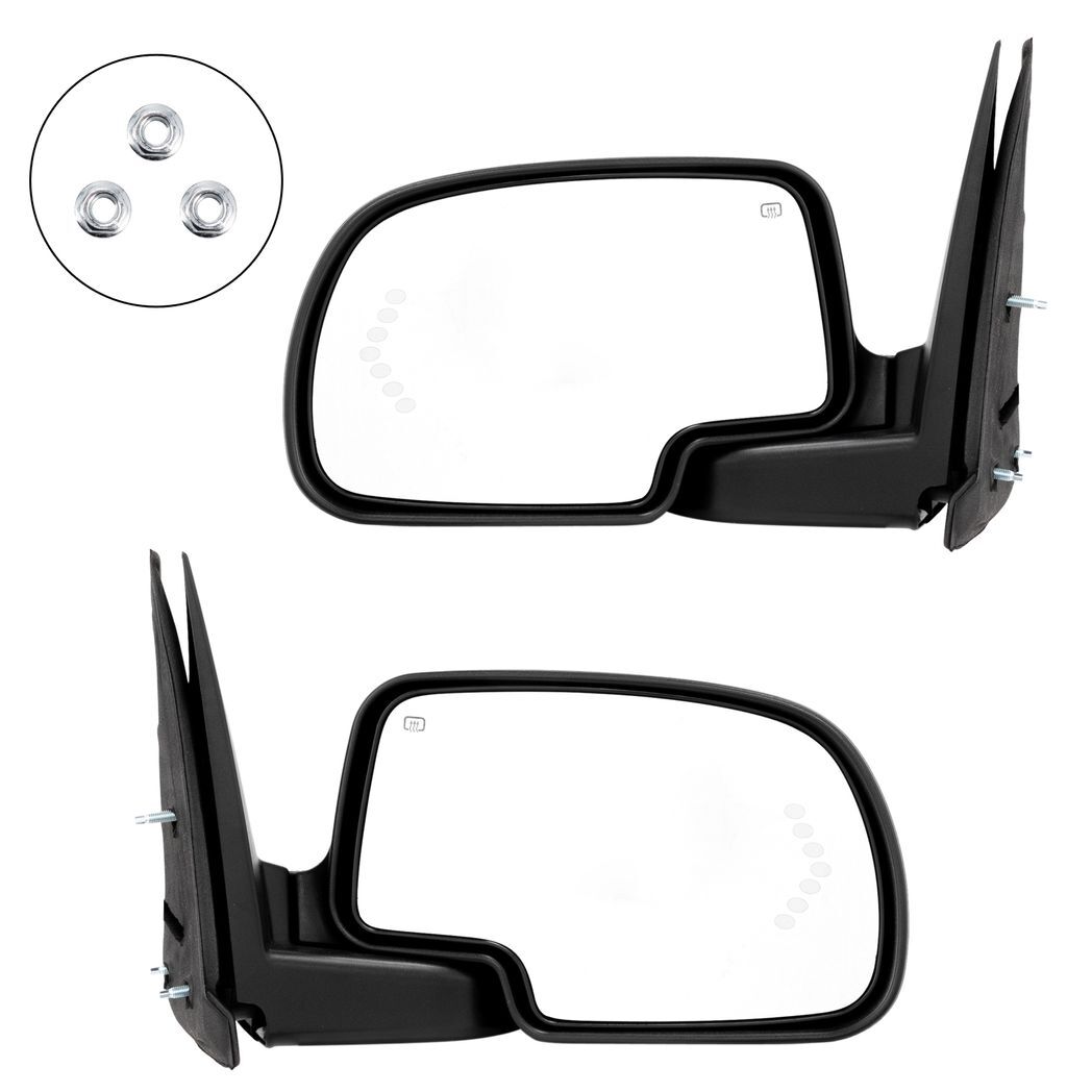 Power Heated Turn Signal LH RH pair Door Side View Mirrors For - Premium Automotive from Rapidvehicles - Just $133.99! Shop now at Rapidvehicles