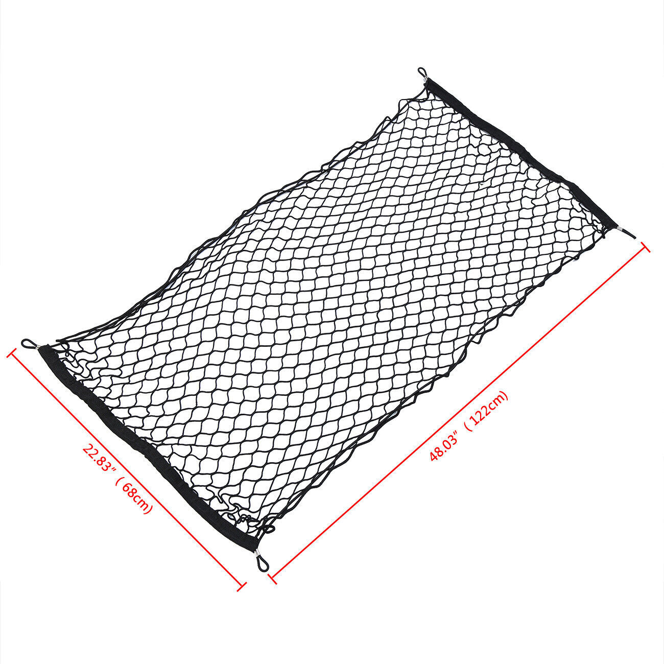 Car Trunk Cargo Net Holder Elastic Mesh Organizer Truck SUV Universal 4 Hook Net - Premium Automotive from Rapidvehicles - Just $21.99! Shop now at Rapidvehicles