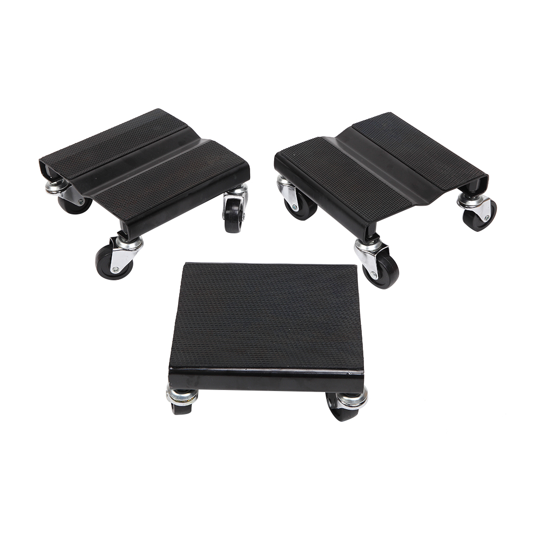 3pcs Snow Mobile Dolly Black - Premium Automotive from Rapidvehicles - Just $79.99! Shop now at Rapidvehicles