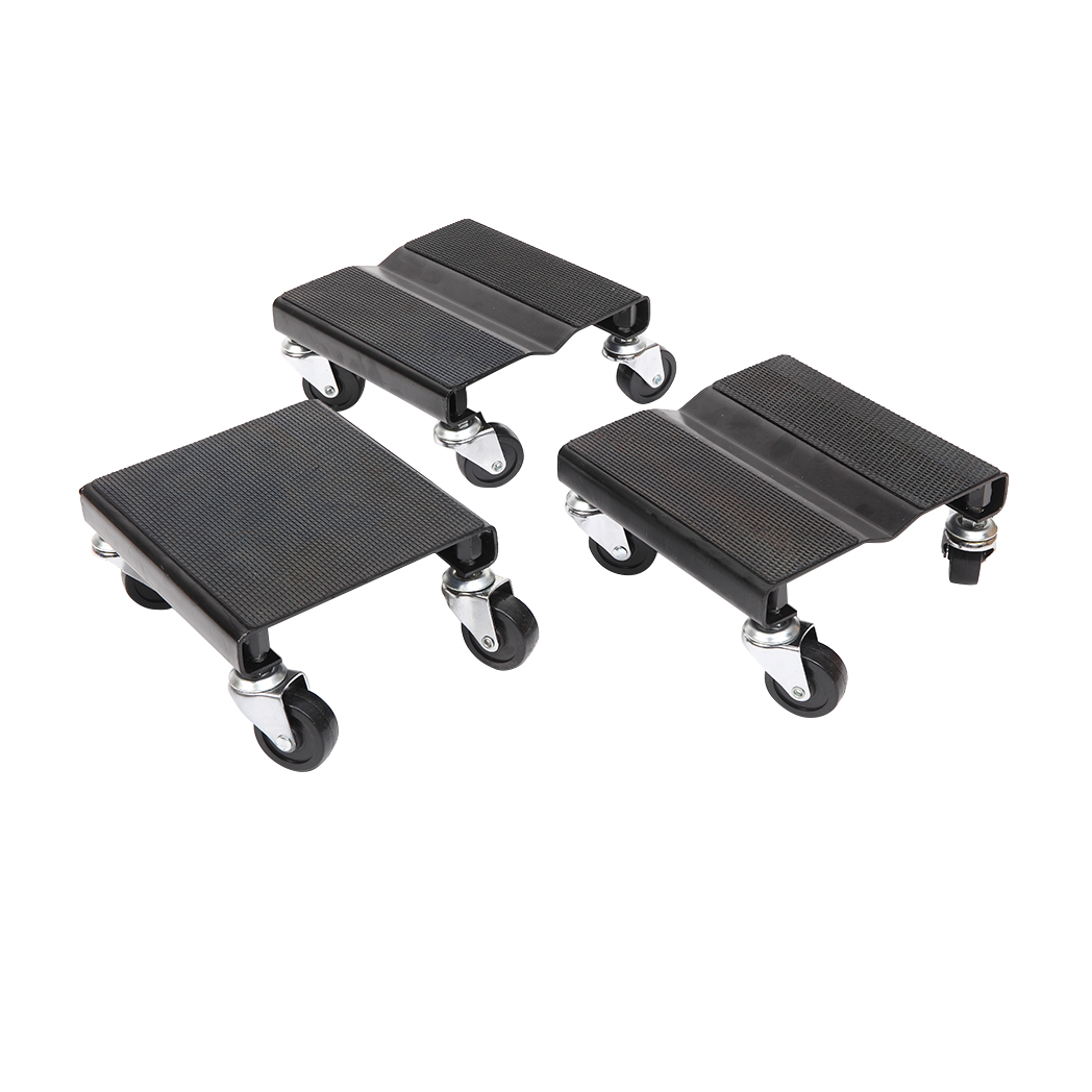 3pcs Snow Mobile Dolly Black - Premium Automotive from Rapidvehicles - Just $79.99! Shop now at Rapidvehicles