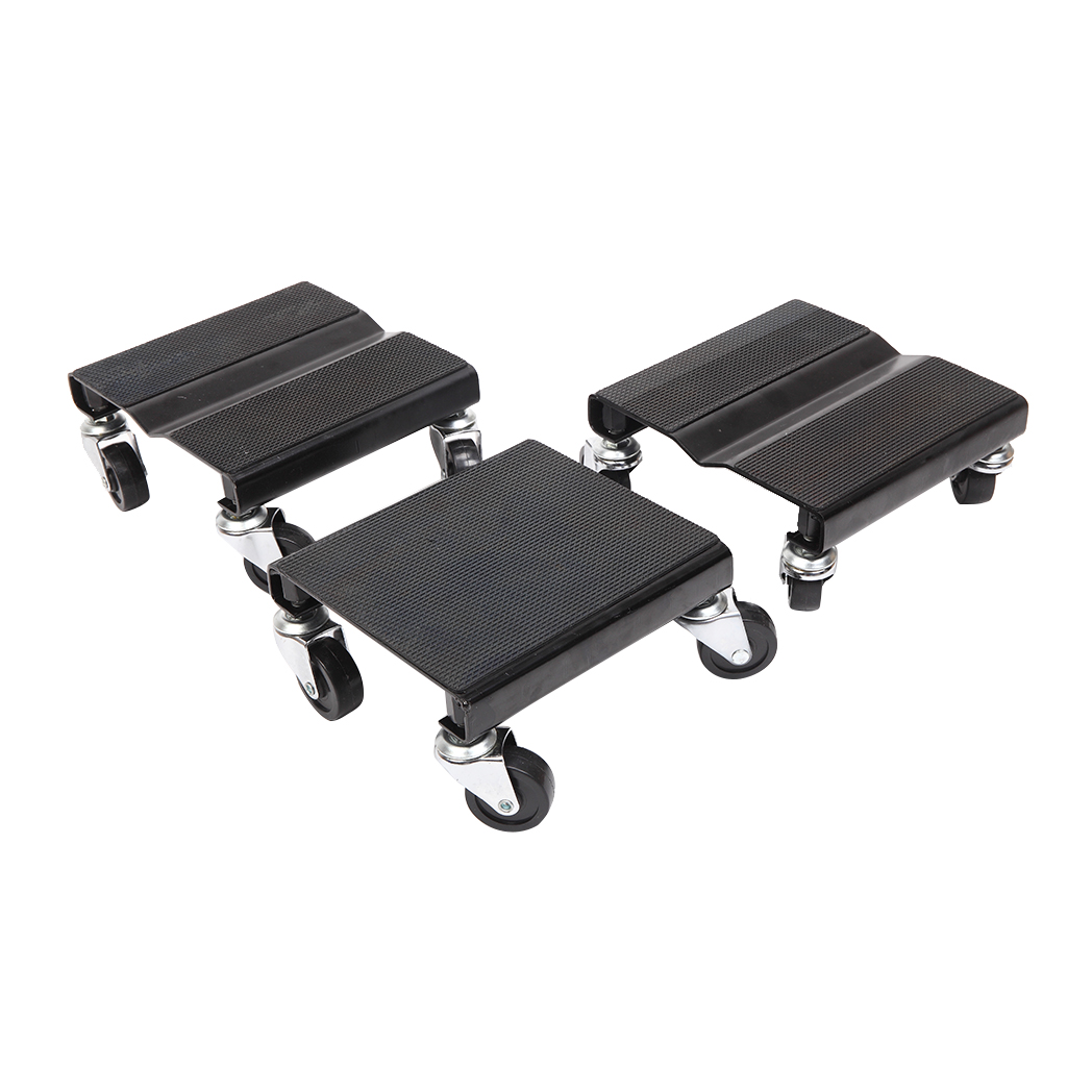 3pcs Snow Mobile Dolly Black - Premium Automotive from Rapidvehicles - Just $79.99! Shop now at Rapidvehicles