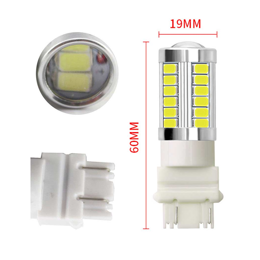 White 3157 Car Reverse Light Backup 33-SMD LED Bulb Lamp Car Turn Signal - Premium Automotive from Rapidvehicles - Just $25.99! Shop now at Rapidvehicles