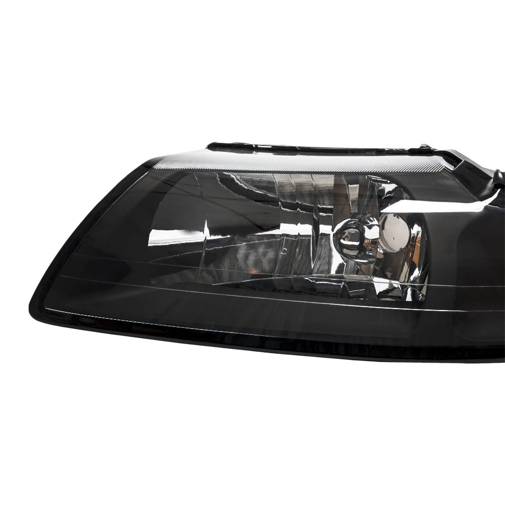 2pcs Front Left Right Car Headlights for Ford Mustang 1999-2004 Black Housing & Clear Lens - Premium Automotive from Rapidvehicles - Just $119.99! Shop now at Rapidvehicles