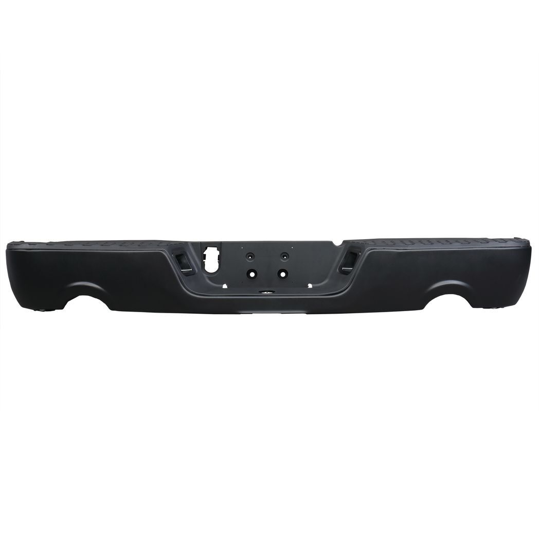 RAM 2009-2018 REAR BUMPER BLACK W/O Double Hole Rear Bumper Without Radar Hole, All Black - Premium Automotive from Rapidvehicles - Just $372.99! Shop now at Rapidvehicles