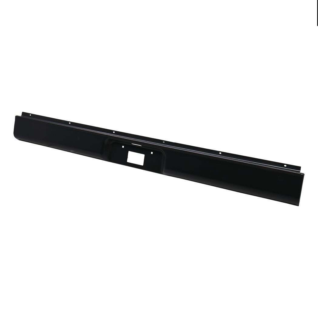 Pickup Truck Rear Bumper Chevrolet GMC C10 C20 1973-1987-Black/Steel - Premium Automotive from Rapidvehicles - Just $123.99! Shop now at Rapidvehicles