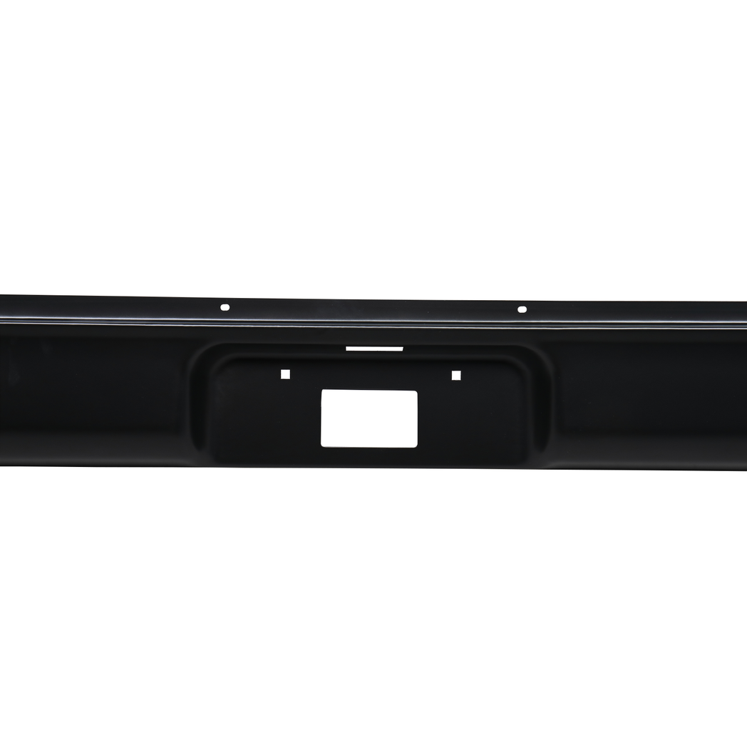 Pickup Truck Rear Bumper Chevrolet GMC C10 C20 1973-1987-Black/Steel - Premium Automotive from Rapidvehicles - Just $123.99! Shop now at Rapidvehicles