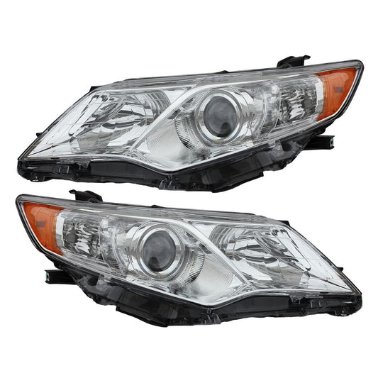 For Set 2012-2014 Camry Black Headlights Headlamps LH Driver   RH - Premium Automotive from Rapidvehicles - Just $126.99! Shop now at Rapidvehicles