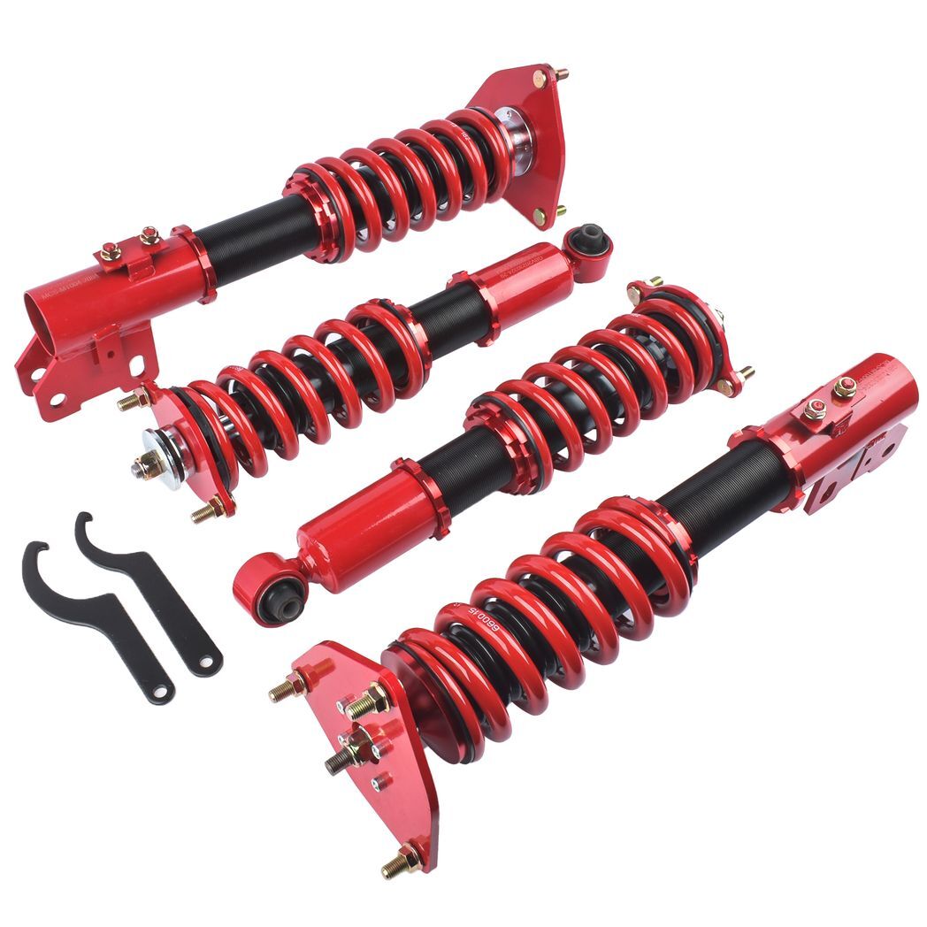 Coilovers Suspension Lowering Kit Adjustable Height For Mitsubishi 3000GT 1991-1999 Dodge Stealth 1991-1996 3.0L - Premium Automotive from Rapidvehicles - Just $395.99! Shop now at Rapidvehicles