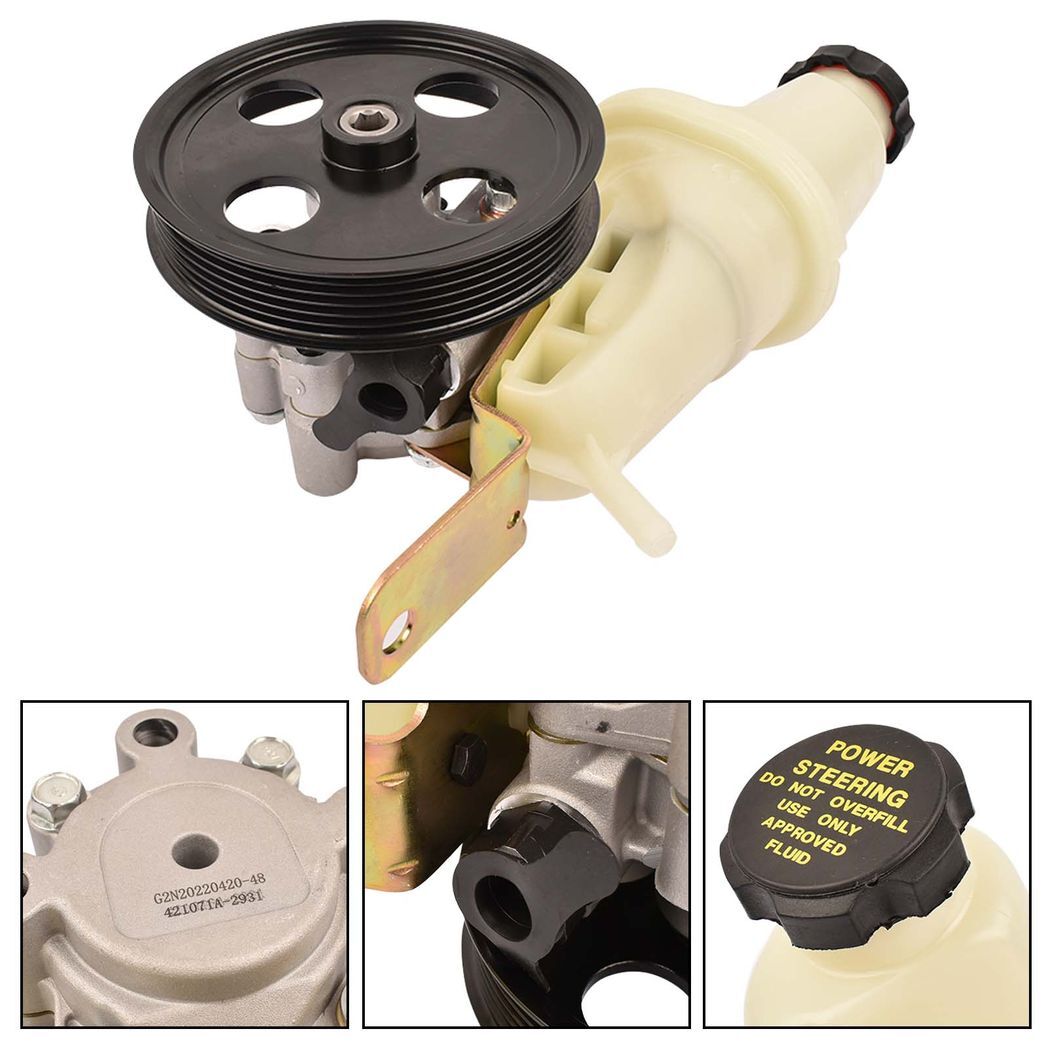 Power Steering Pump For 2000-2004 Dodge Dakota Durango 4.7L w/Reservoir & Pulley 52106253AE 52106253AF - Premium Automotive from Rapidvehicles - Just $120.99! Shop now at Rapidvehicles