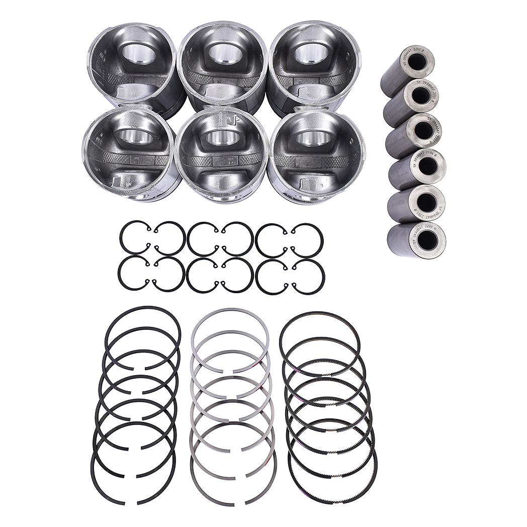 6 STD Standard Pistons Set For Dodge Cummins 6BT 5.9L 12V 1994-1998 3928673 - Premium Automotive from Rapidvehicles - Just $327.99! Shop now at Rapidvehicles