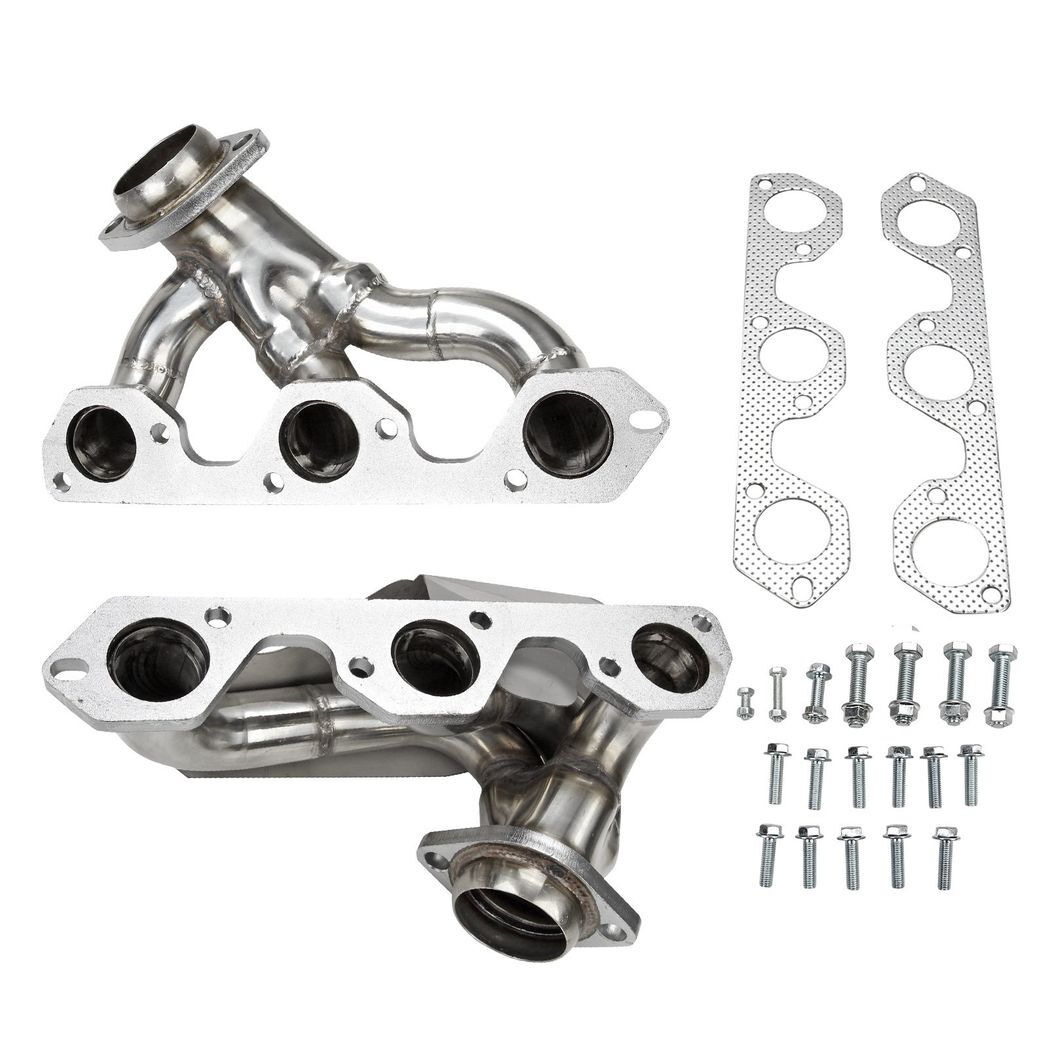 Exhaust Headers for Jeep Wrangler JK 2007-2011 3.8 V6 MT001085 - Premium Automotive from Rapidvehicles - Just $148.99! Shop now at Rapidvehicles