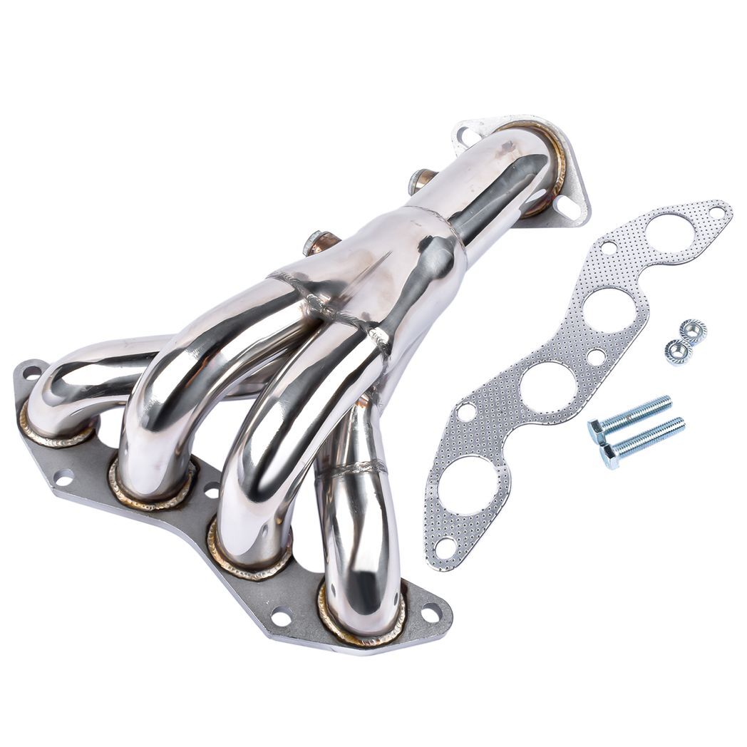 Stainless Exhaust Manifold Header for 2001-2005 Honda Civic Dx/Lx - Premium Automotive from Rapidvehicles - Just $169.03! Shop now at Rapidvehicles