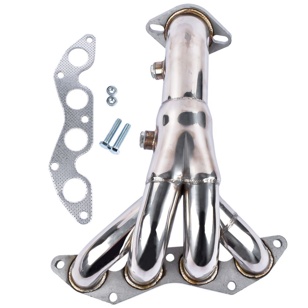 Stainless Exhaust Manifold Header for 2001-2005 Honda Civic Dx/Lx 1.50"/ 2.00" New - Premium Automotive from Rapidvehicles - Just $169.03! Shop now at Rapidvehicles