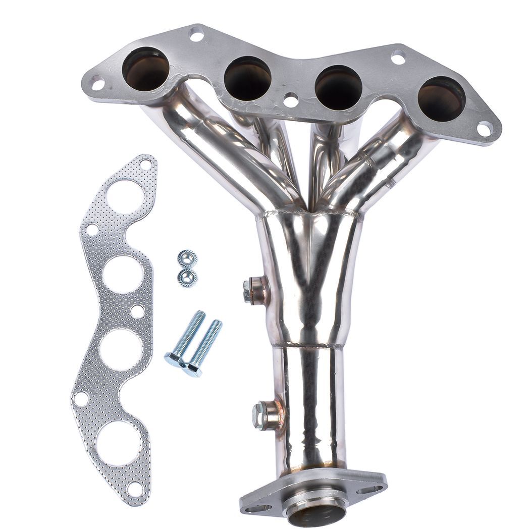 Stainless Exhaust Manifold Header for 2001-2005 Honda Civic Dx/Lx 1.50"/ 2.00" New - Premium Automotive from Rapidvehicles - Just $169.03! Shop now at Rapidvehicles