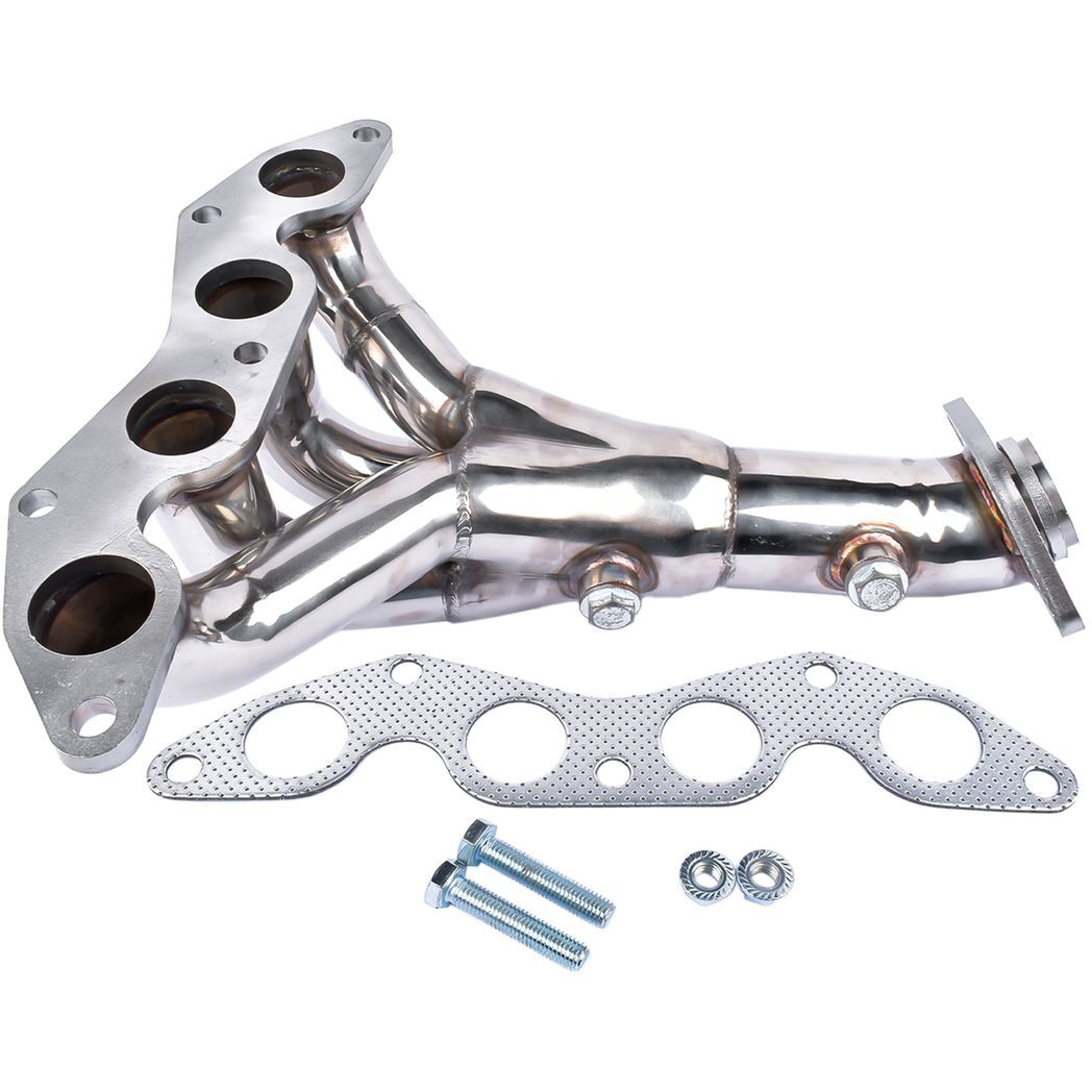 Stainless Exhaust Manifold Header for 2001-2005 Honda Civic Dx/Lx 1.50"/ 2.00" New - Premium Automotive from Rapidvehicles - Just $169.03! Shop now at Rapidvehicles