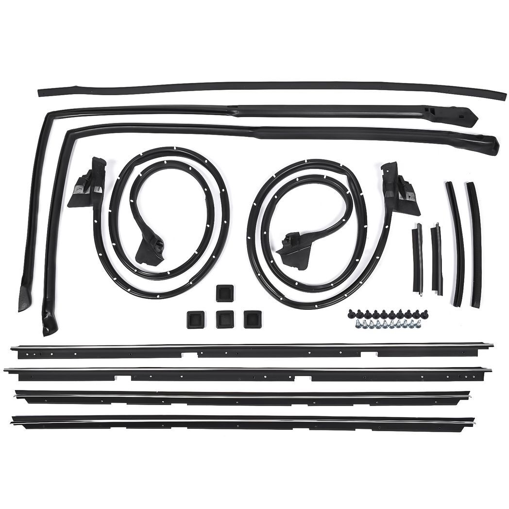 17Pcs Door Tailgate Weatherstripping Seal Kit For Chevy El Camino - Premium Automotive from Rapidvehicles - Just $202.99! Shop now at Rapidvehicles